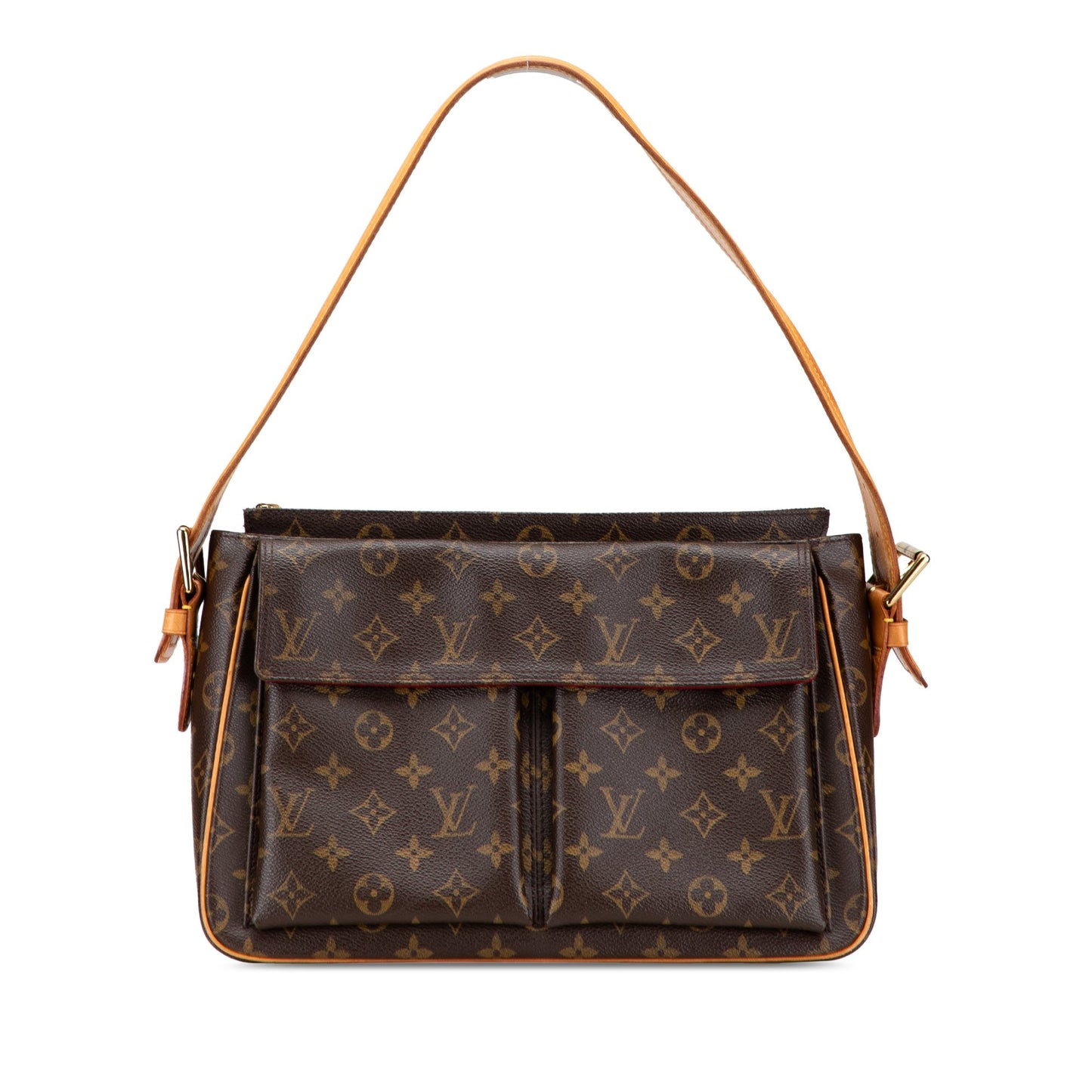 Brown Louis Vuitton Monogram Viva Cite GM Shoulder Bag