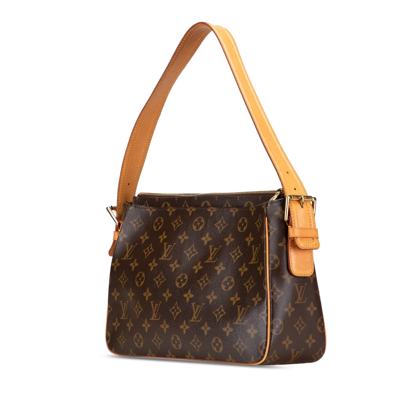 Brown Louis Vuitton Monogram Viva Cite GM Shoulder Bag