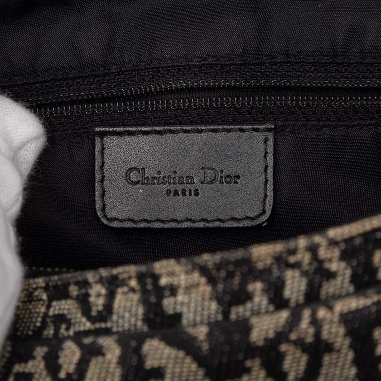 Black Dior Diorissimo Trotter Canvas Crossbody