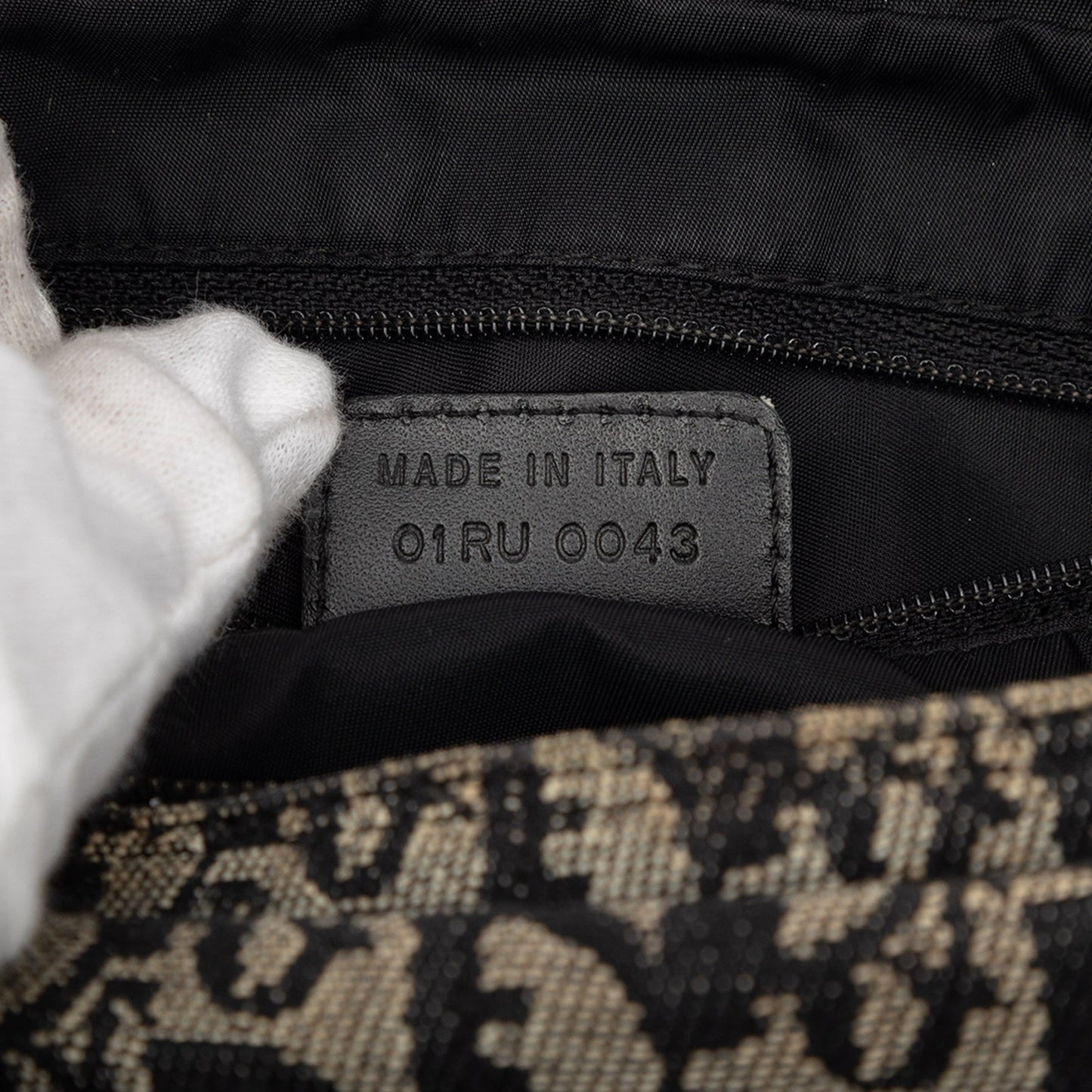 Black Dior Diorissimo Trotter Canvas Crossbody