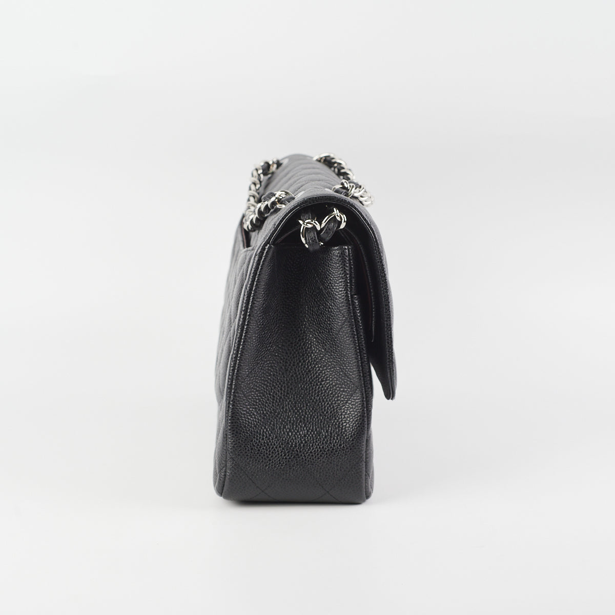 Chanel Classic Flap Jumbo Black Caviar SHW