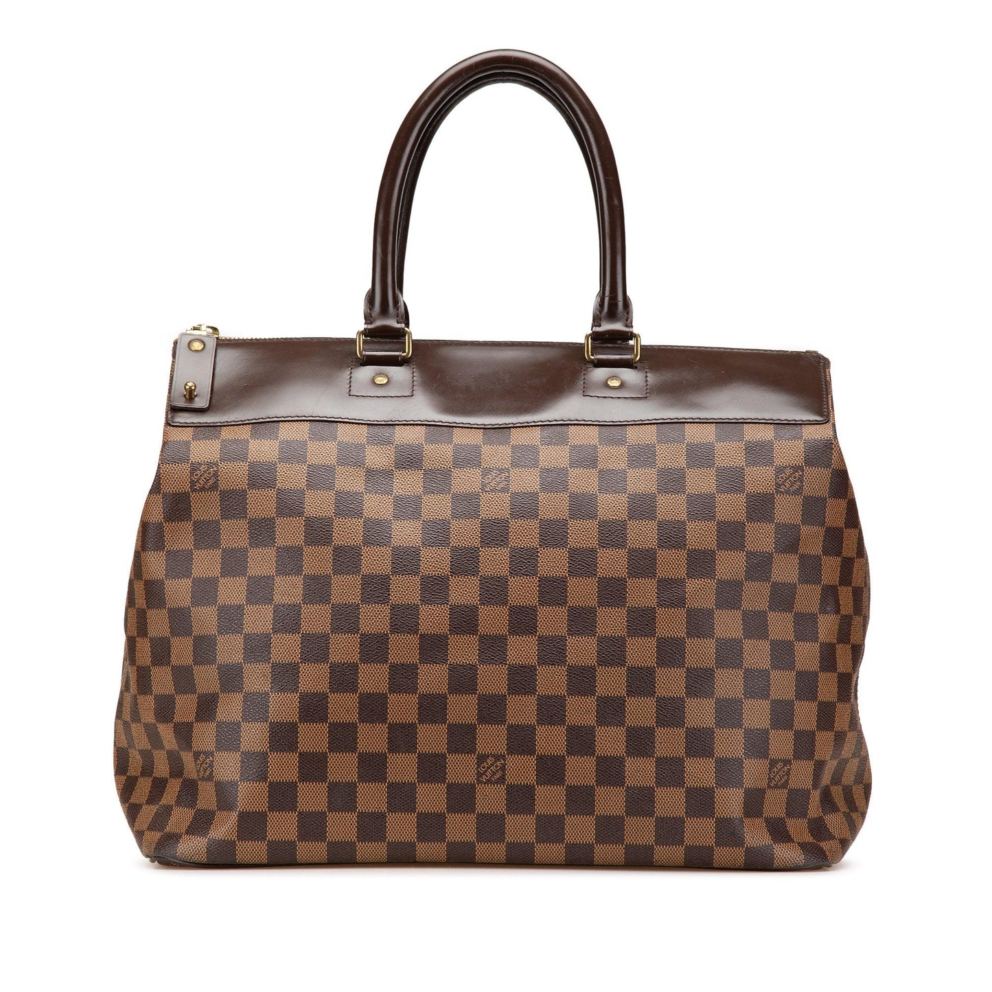 Brown Louis Vuitton Damier Ebene Greenwich PM Travel Bag