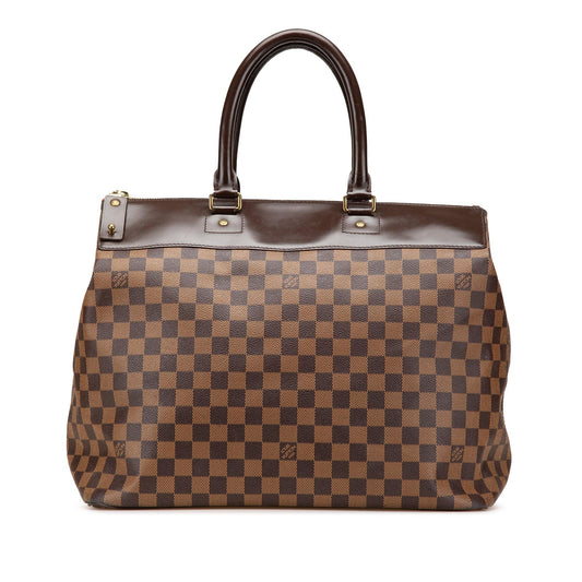 Brown Louis Vuitton Damier Ebene Greenwich PM Travel Bag