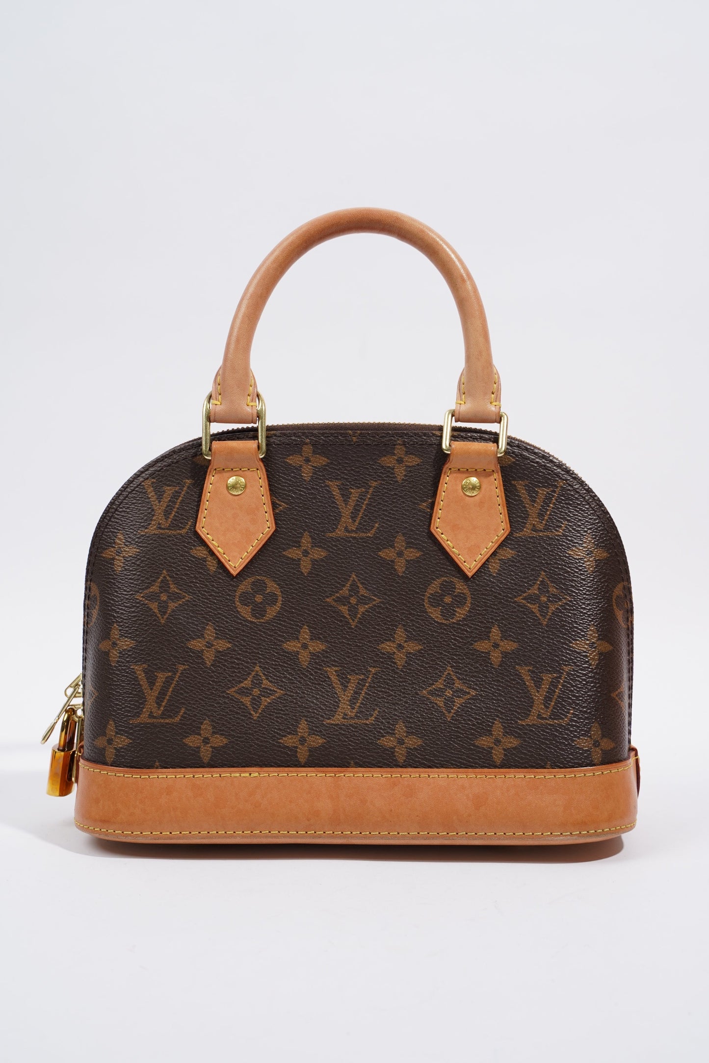 Louis Vuitton Alma BB Monogram Shoulder Bag Monogram Coated Canvas BB