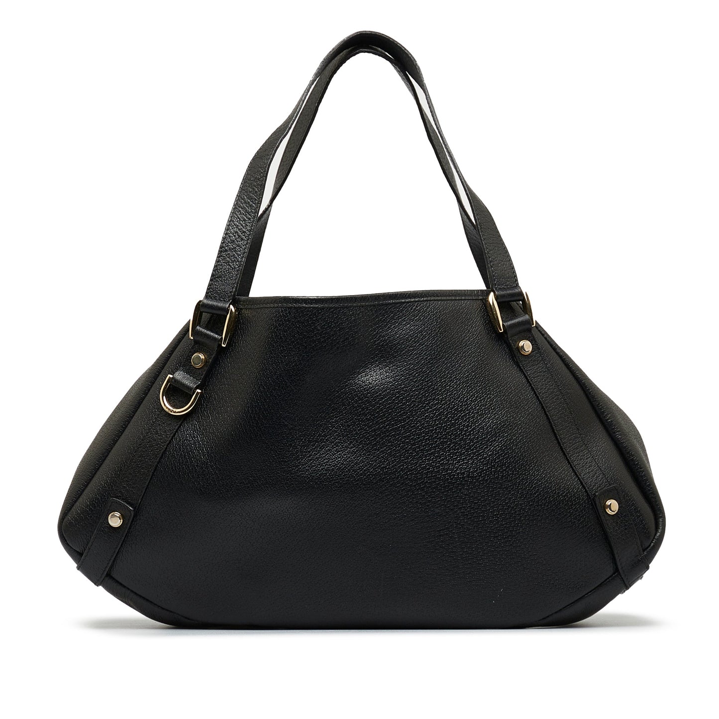 Gucci Abbey Black Leather Tote Style 1