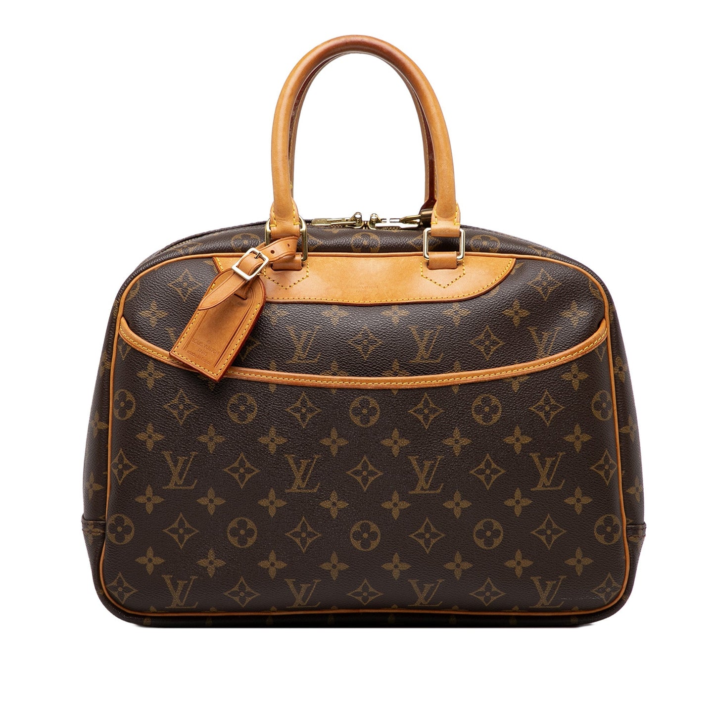 Brown Louis Vuitton Monogram Deauville Handbag