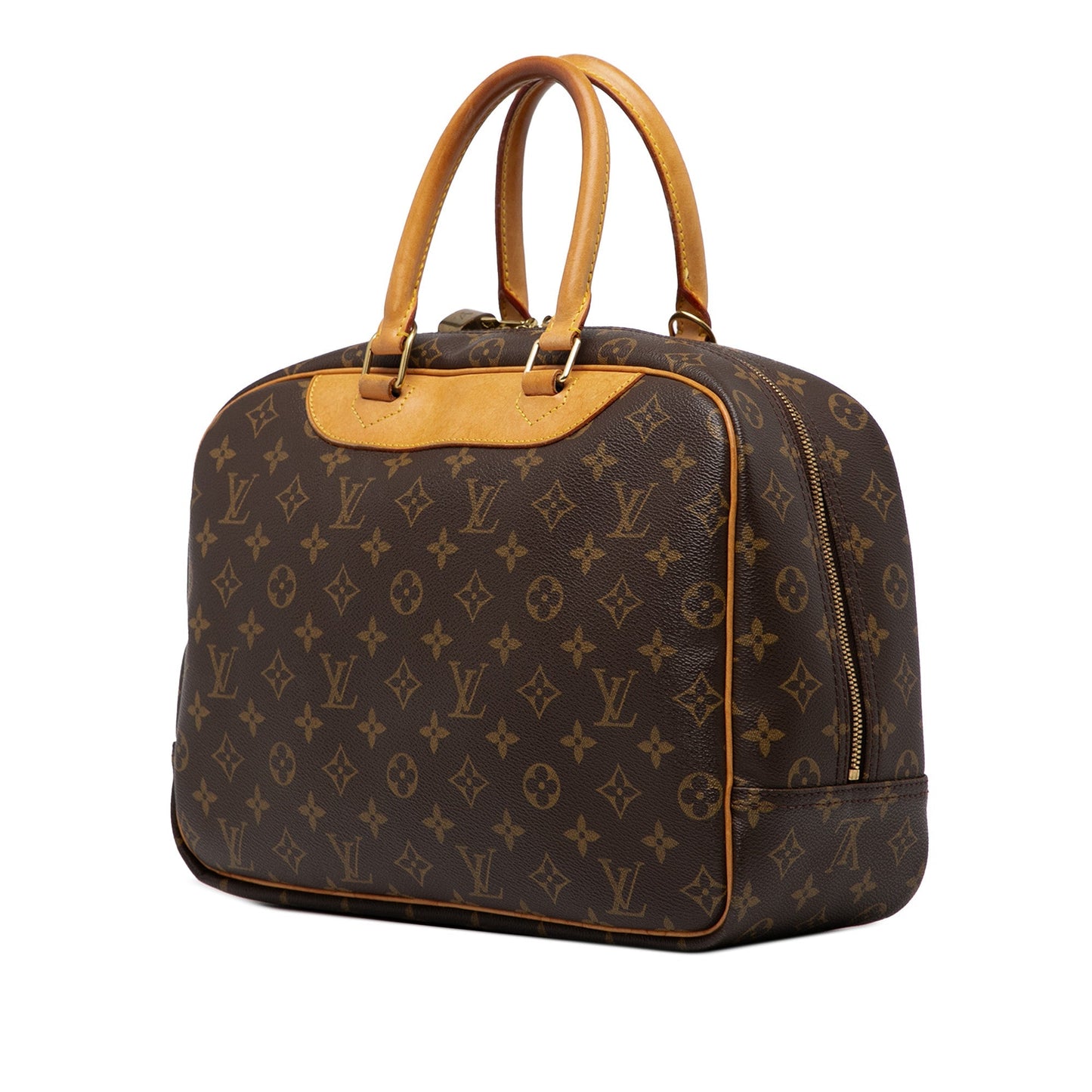 Brown Louis Vuitton Monogram Deauville Handbag