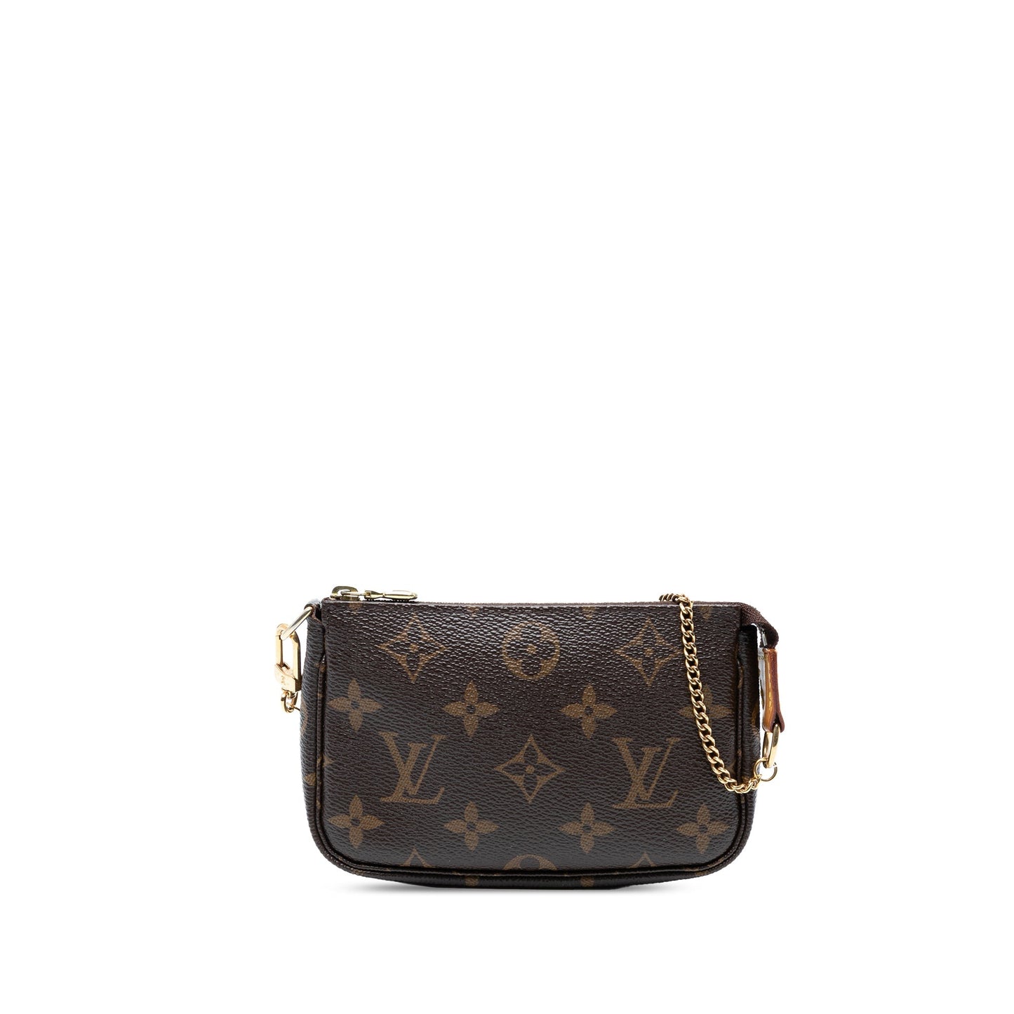 Brown Louis Vuitton Monogram Mini Pochette Accessoires Handbag