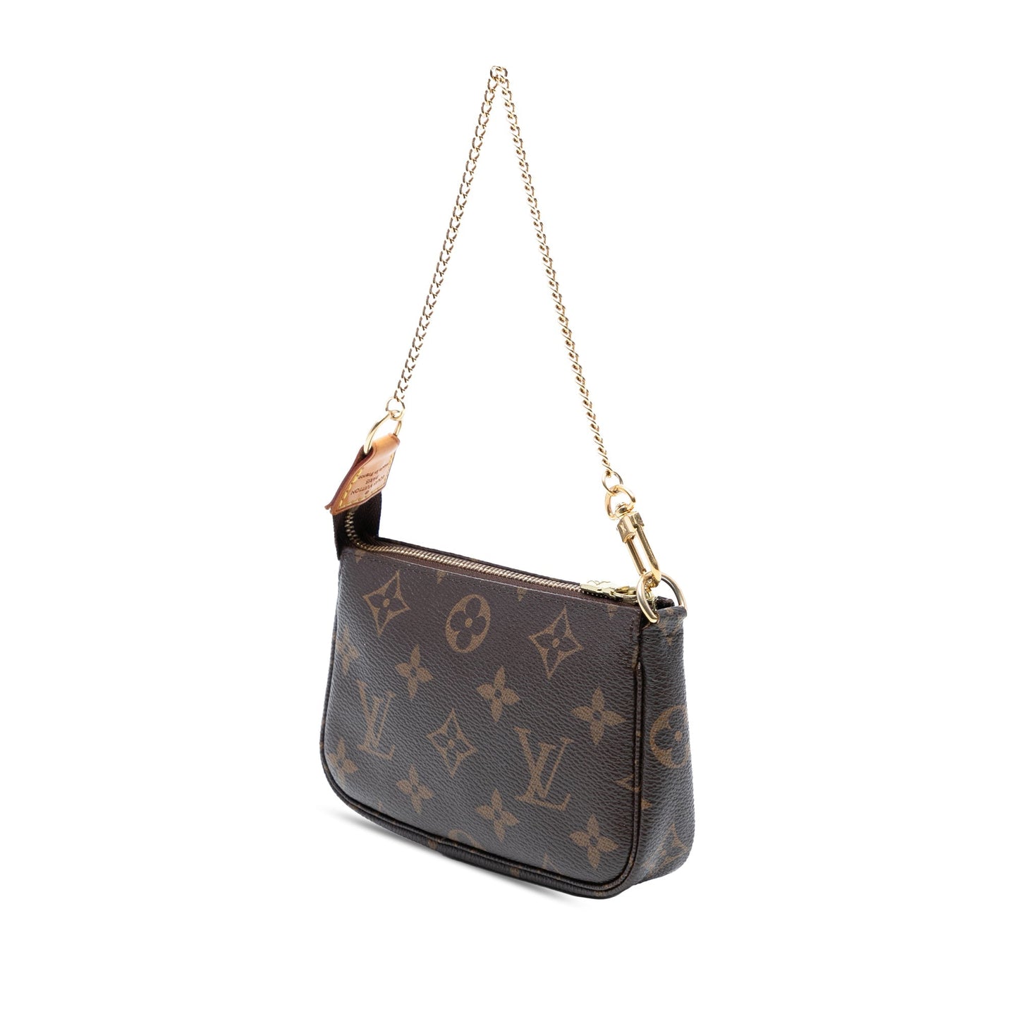 Brown Louis Vuitton Monogram Mini Pochette Accessoires Handbag