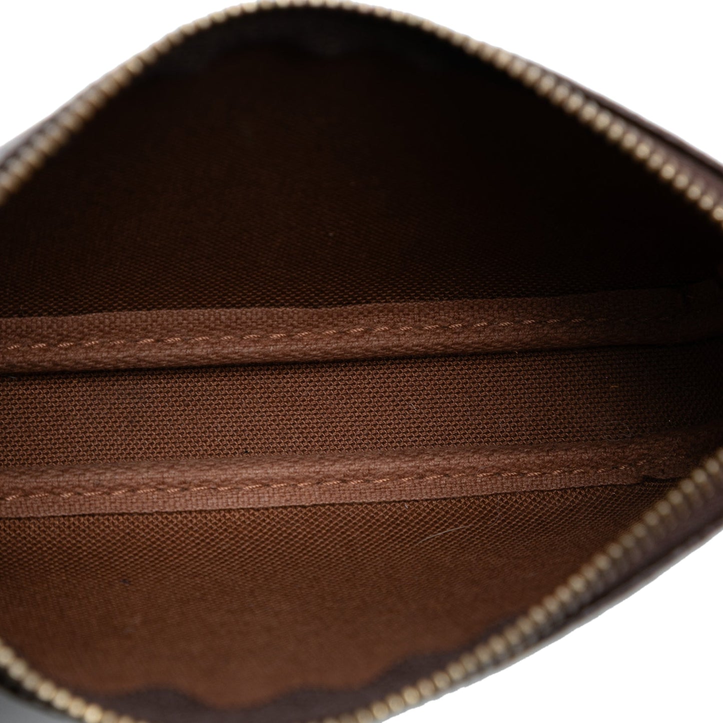 Brown Louis Vuitton Monogram Mini Pochette Accessoires Handbag