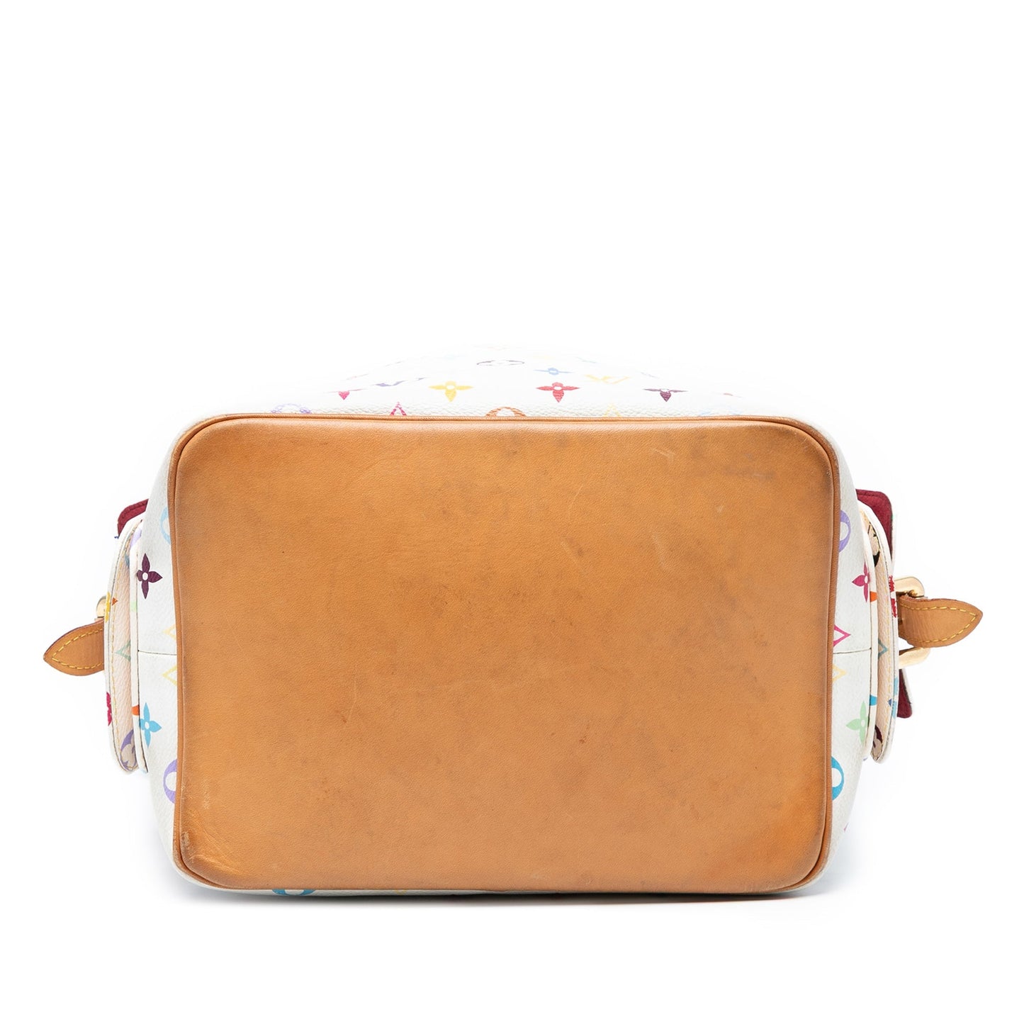 White Louis Vuitton Monogram Multicolore Petit Noe Bucket Bag