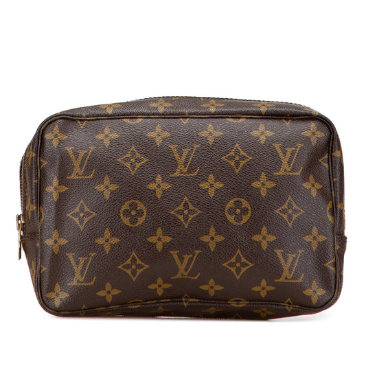 Brown Louis Vuitton Monogram Trousse Toilette 23 Clutch Bag