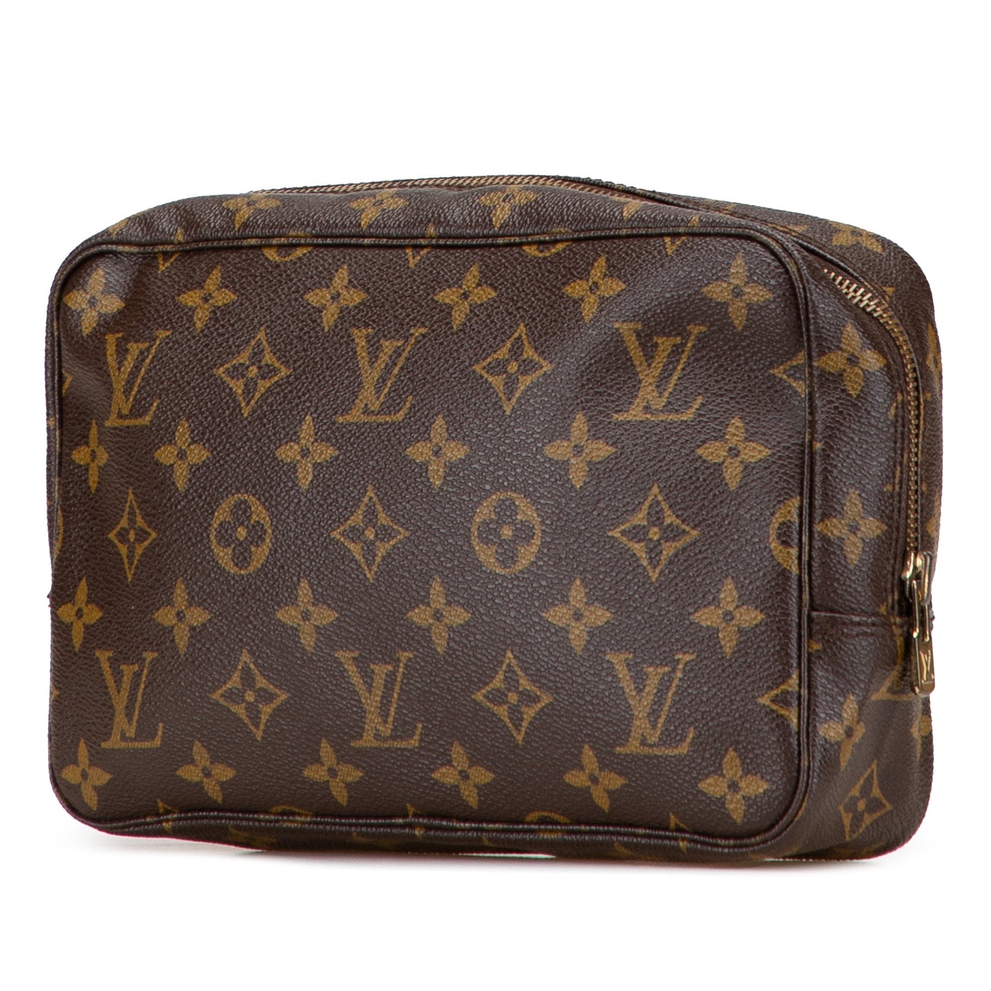 Brown Louis Vuitton Monogram Trousse Toilette 23 Clutch Bag