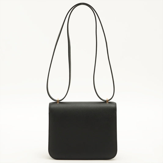 Hermes Constance 18 Mirror Epsom Black Stamp U (2022)