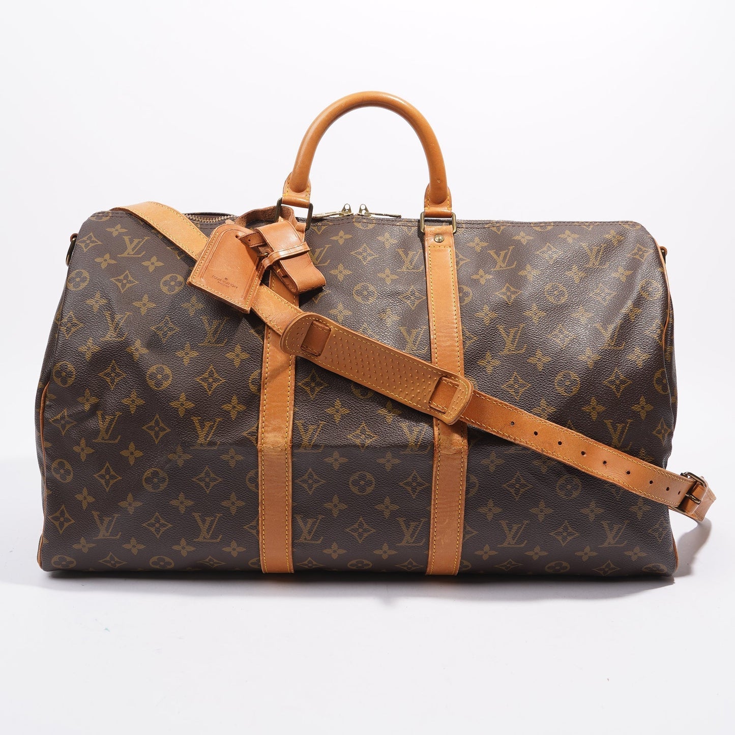 Louis Vuitton Keepall Bandouliere 50 Brown Monogram Canvas 50