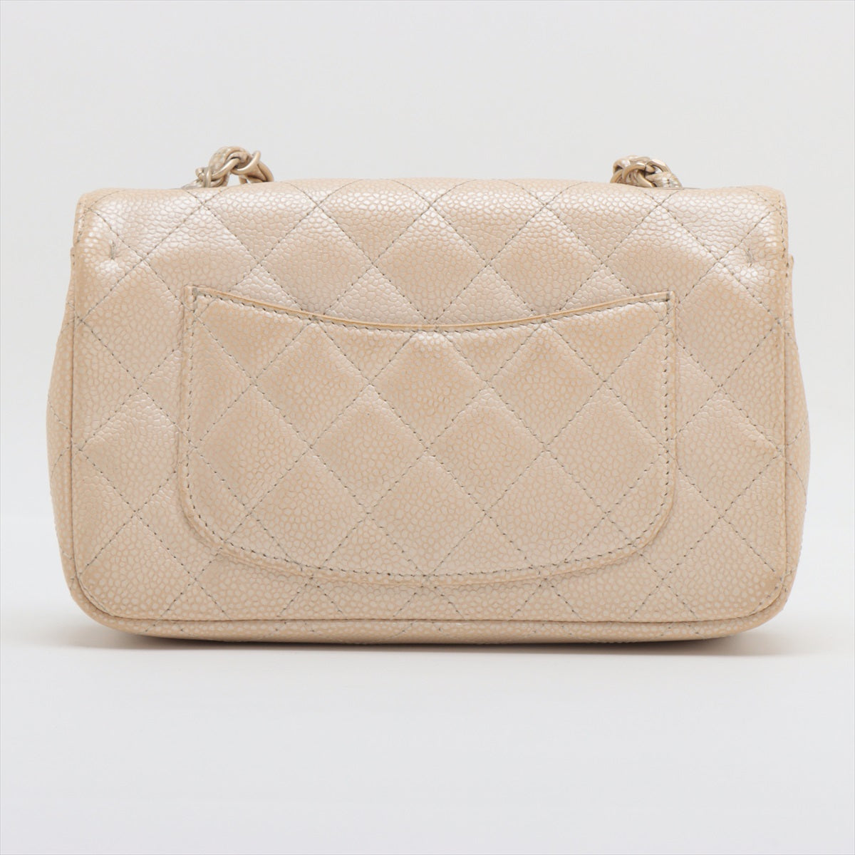 Chanel Mini Rectangular Iridescent Beige Crossbody Bag