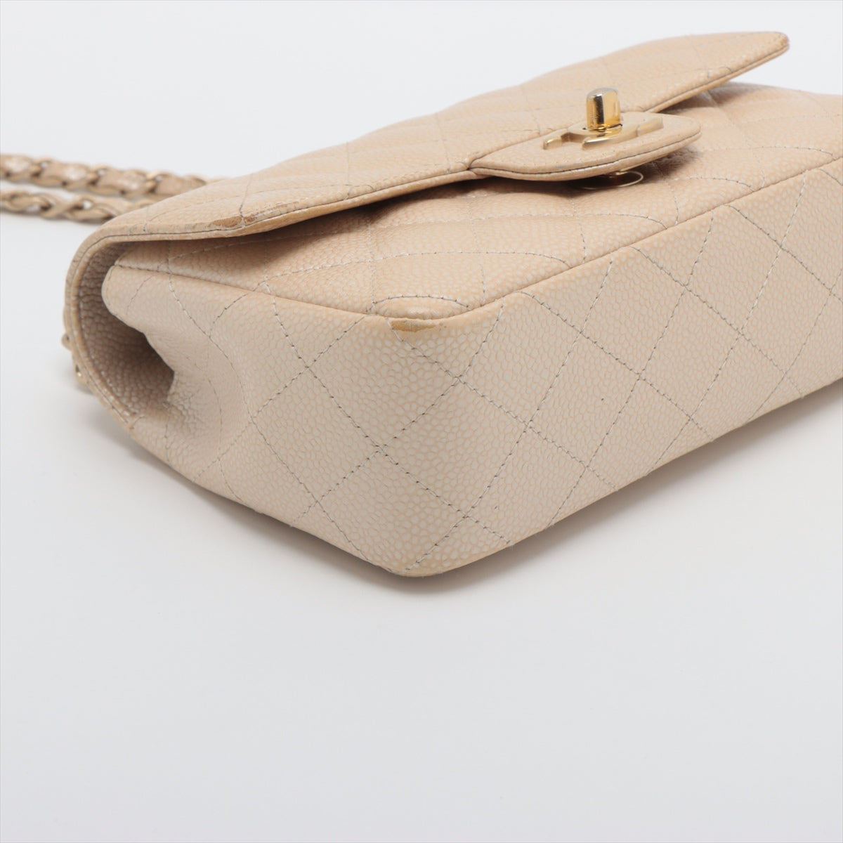 Chanel Mini Rectangular Iridescent Beige Crossbody Bag
