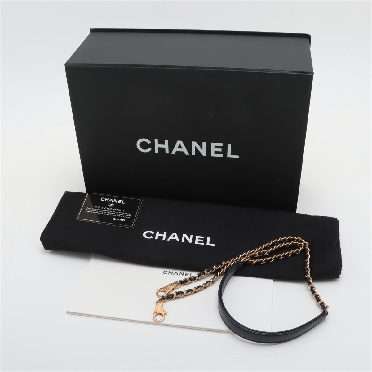 Chanel Small Chevron Coco Handle Caviar Navy