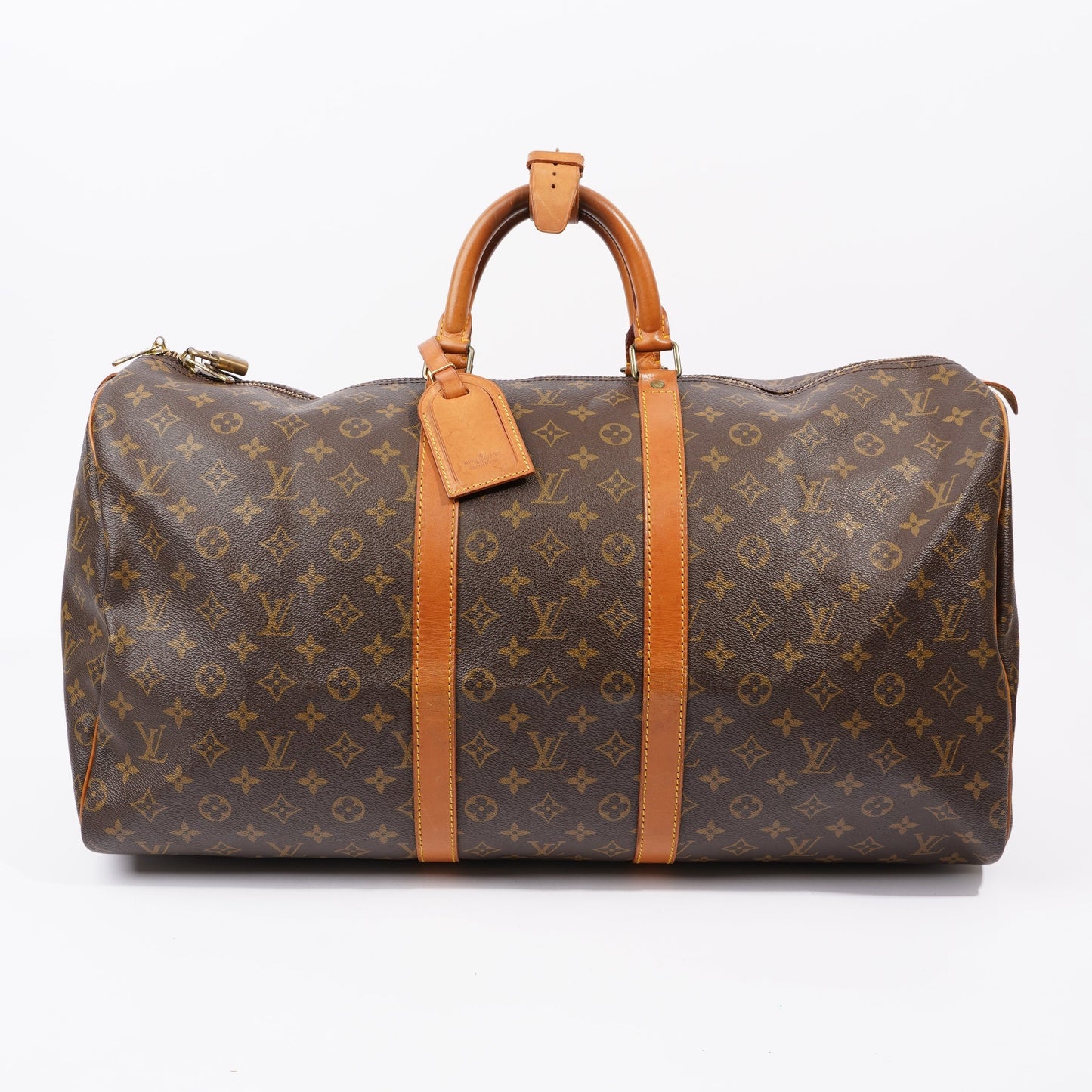 Louis Vuitton Keepall Brown / Monogram Coated Canvas 50