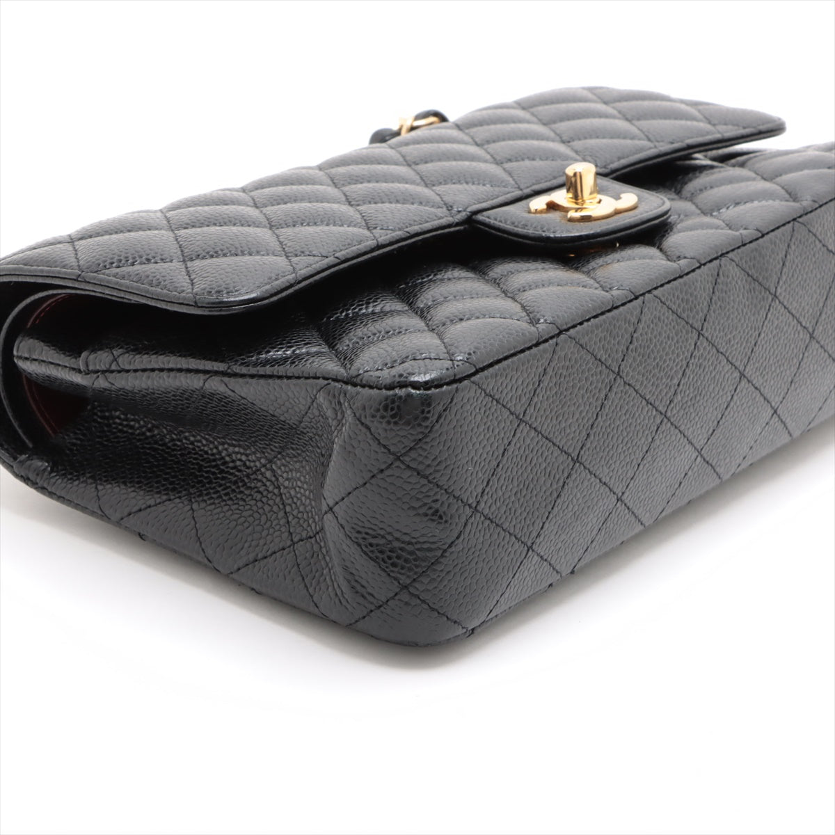 Chanel Classic Flap Medium/Large Caviar Black- Series 30
