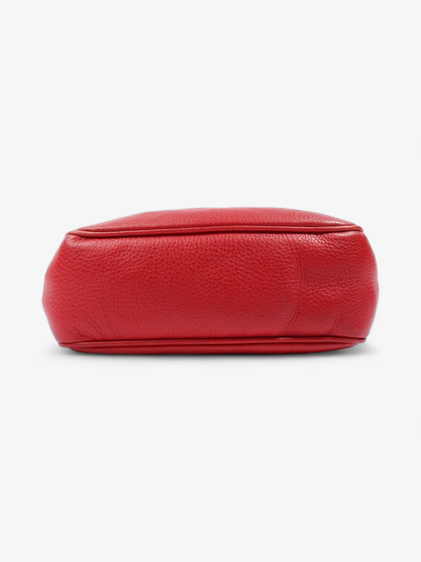 Gucci Soho Leather Shoulder bag Red Red Small