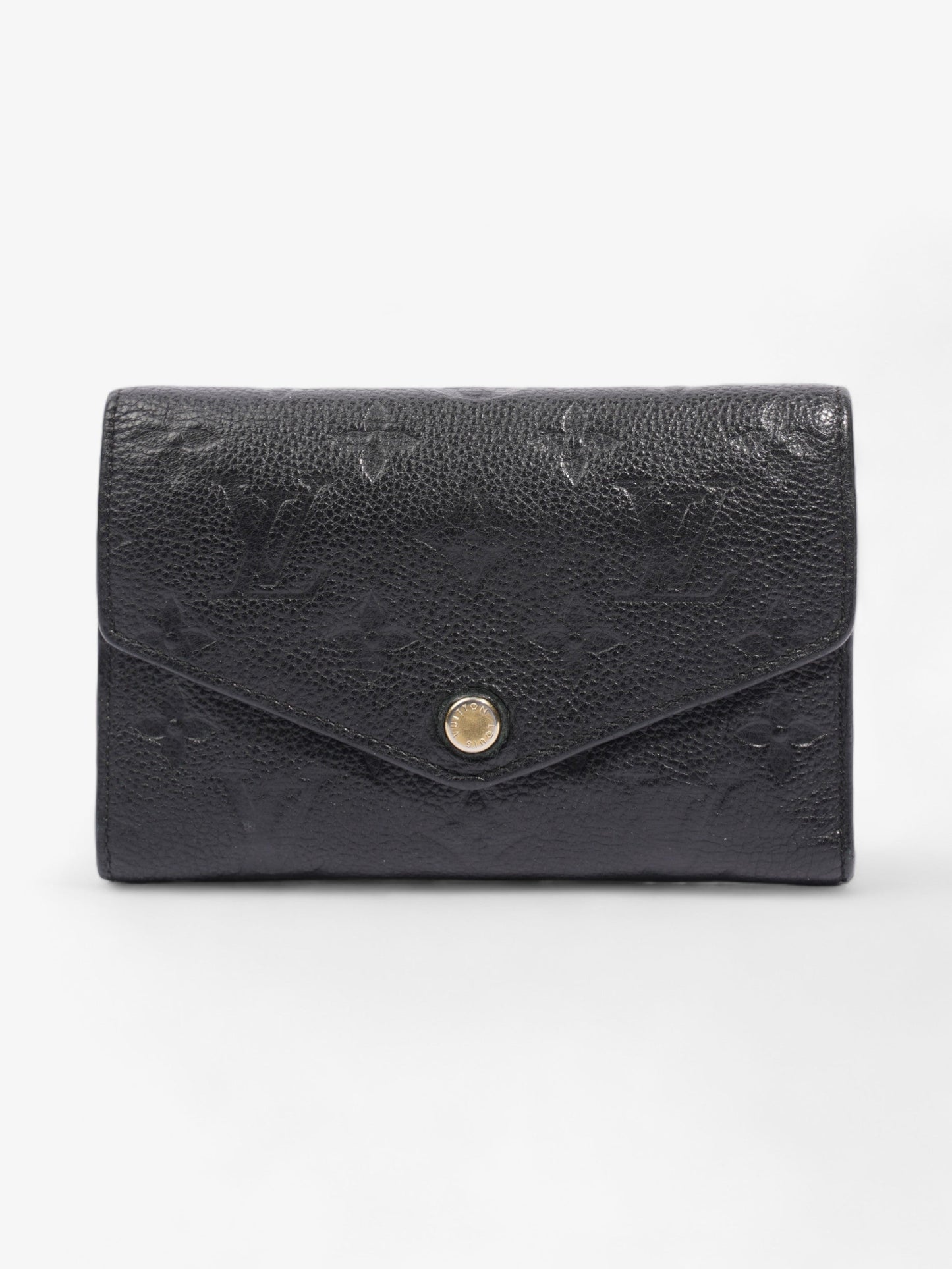 Louis Vuitton Curieuse Trifold wallet  Black / Black Empreinte Leather