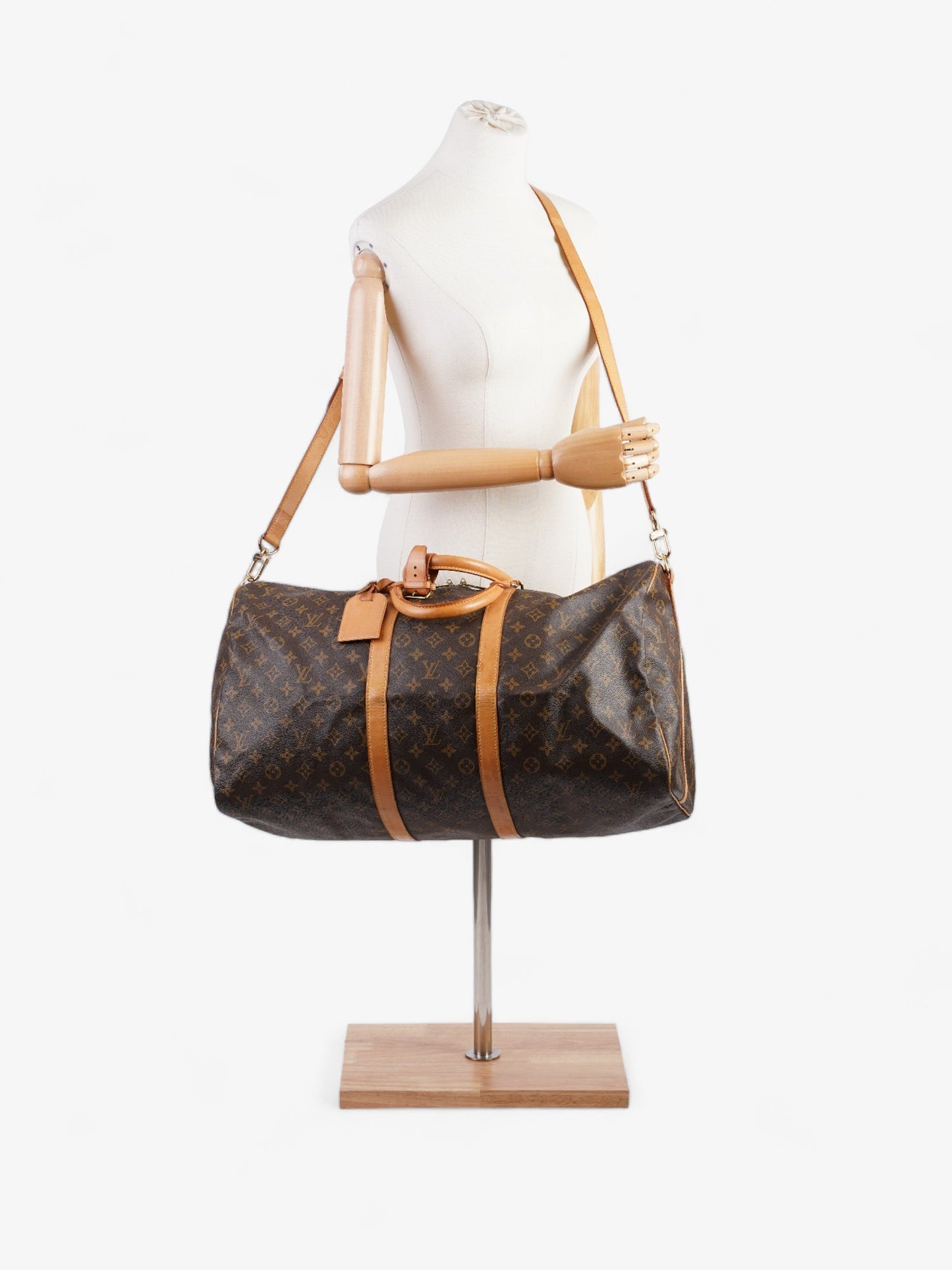 Louis Vuitton Keepall Bandouliere Monogram Coated Canvas 55