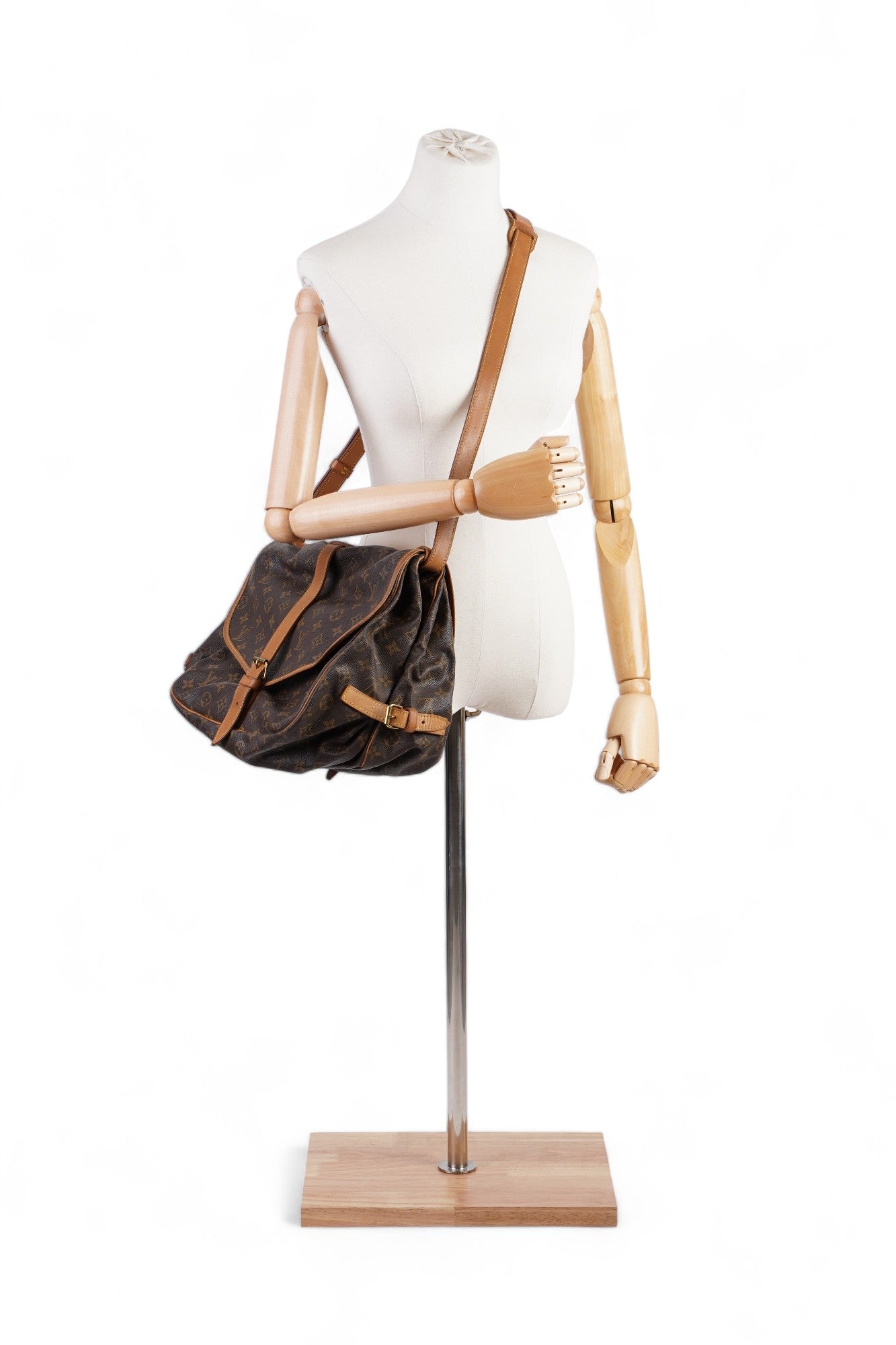 Louis Vuitton Saumur Monogram Coated Canvas