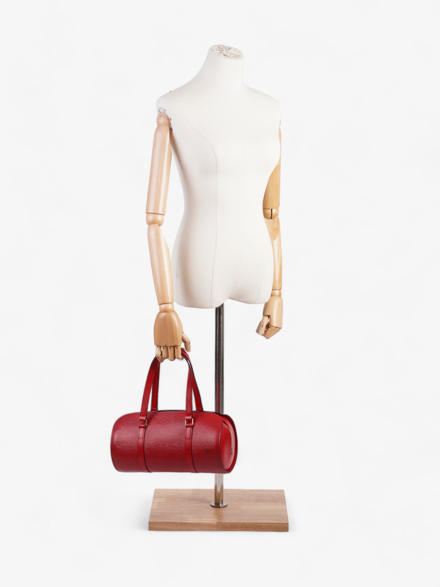 Louis Vuitton Soufflot Red Epi Leather