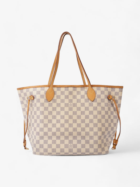 Louis Vuitton Neverfull Damier Azur Coated Canvas MM