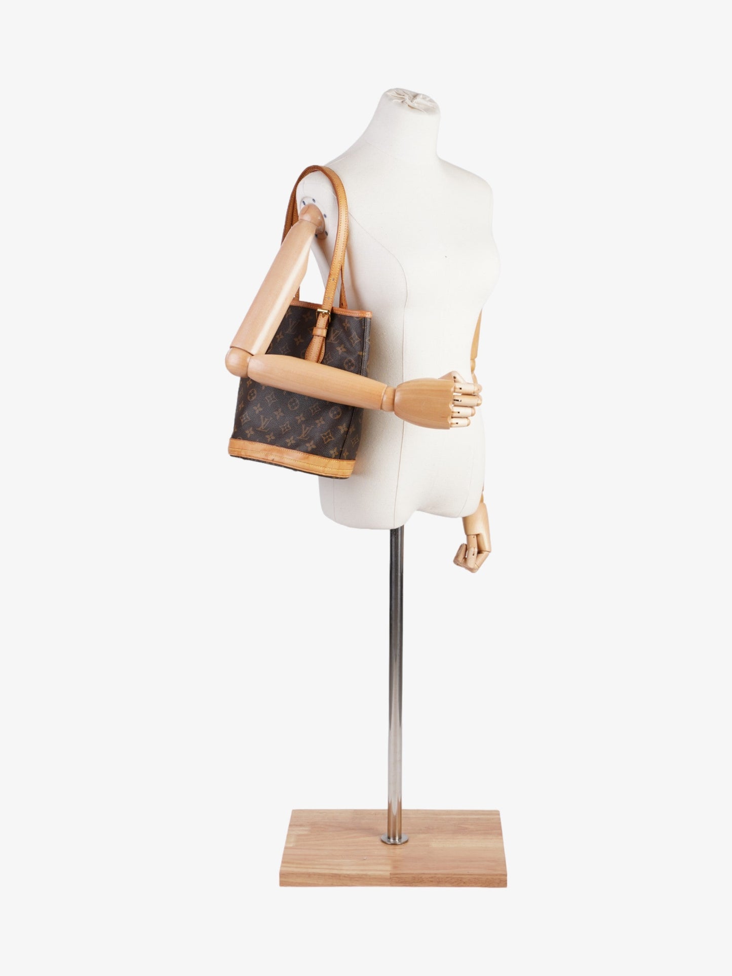 Louis Vuitton Bucket PM  Monogram Coated Canvas PM
