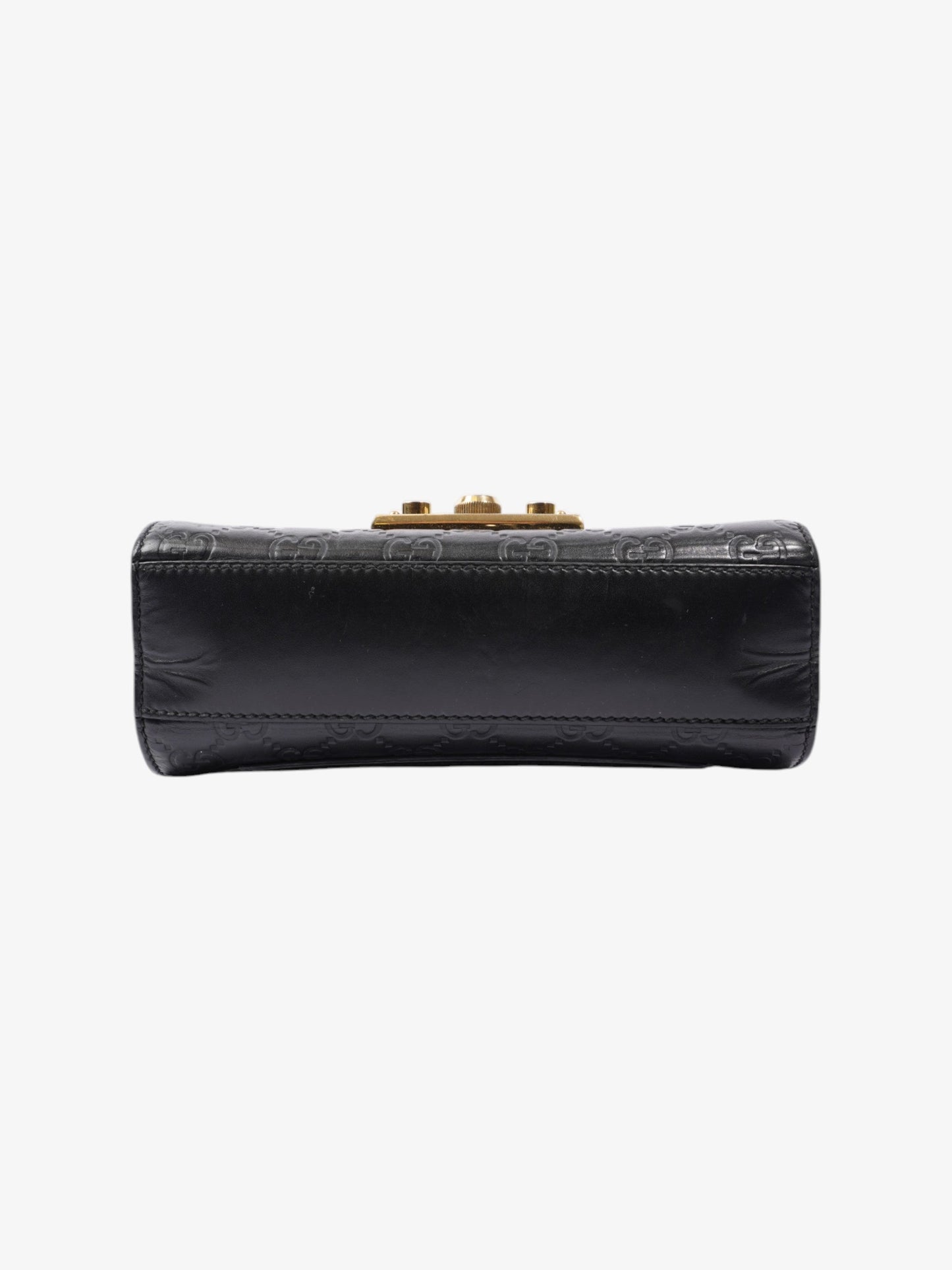 Gucci Padlock GG Black Leather Small