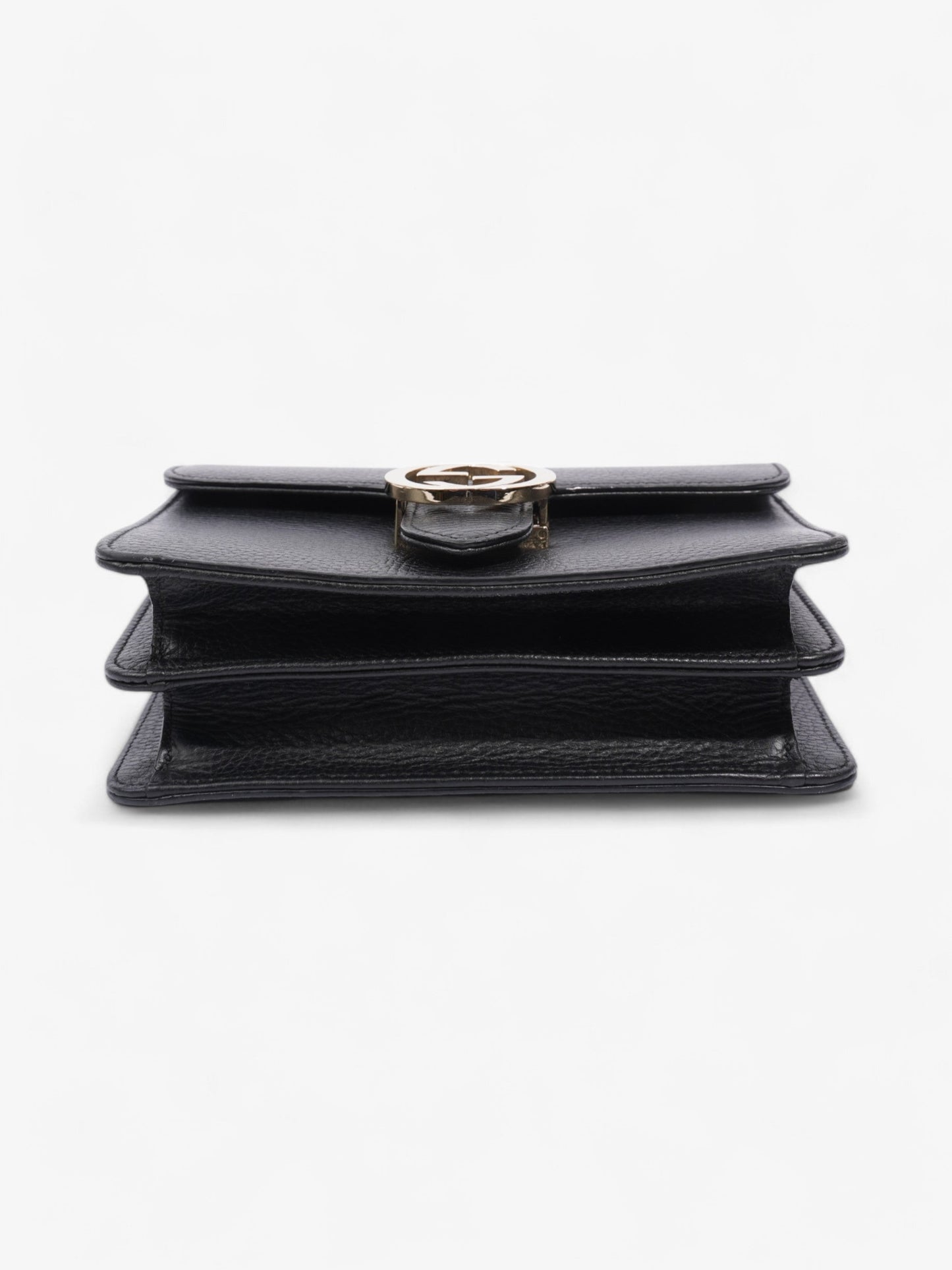 Gucci Interlocking G Bag Black Leather Small