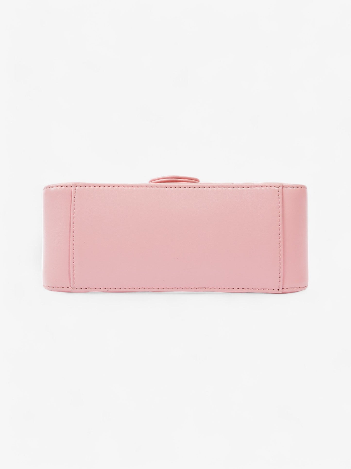 Gucci GG Marmont Top Handle Bag Pink Matelasse Leather Mini