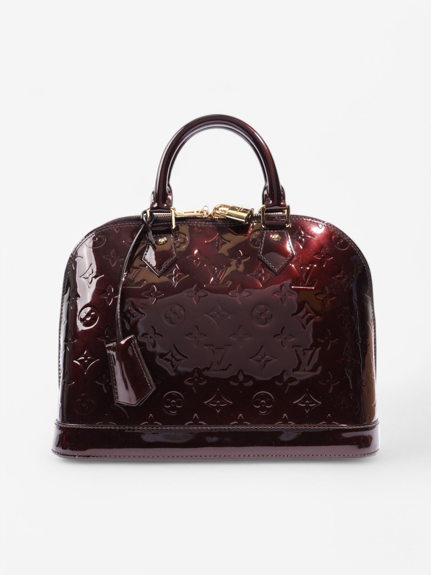 Louis Vuitton Alma Purple Vernis Leather PM