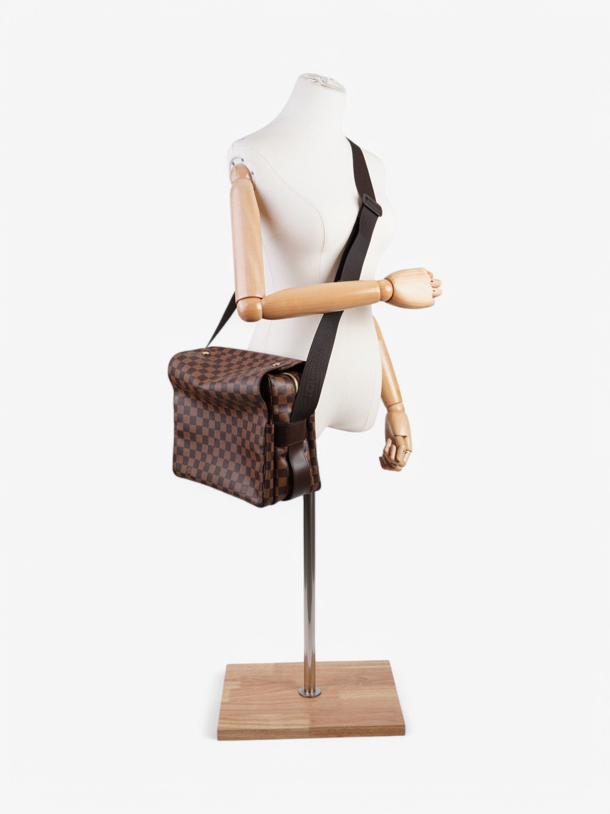 Louis Vuitton Naviglio Damier Ebene Coated Canvas
