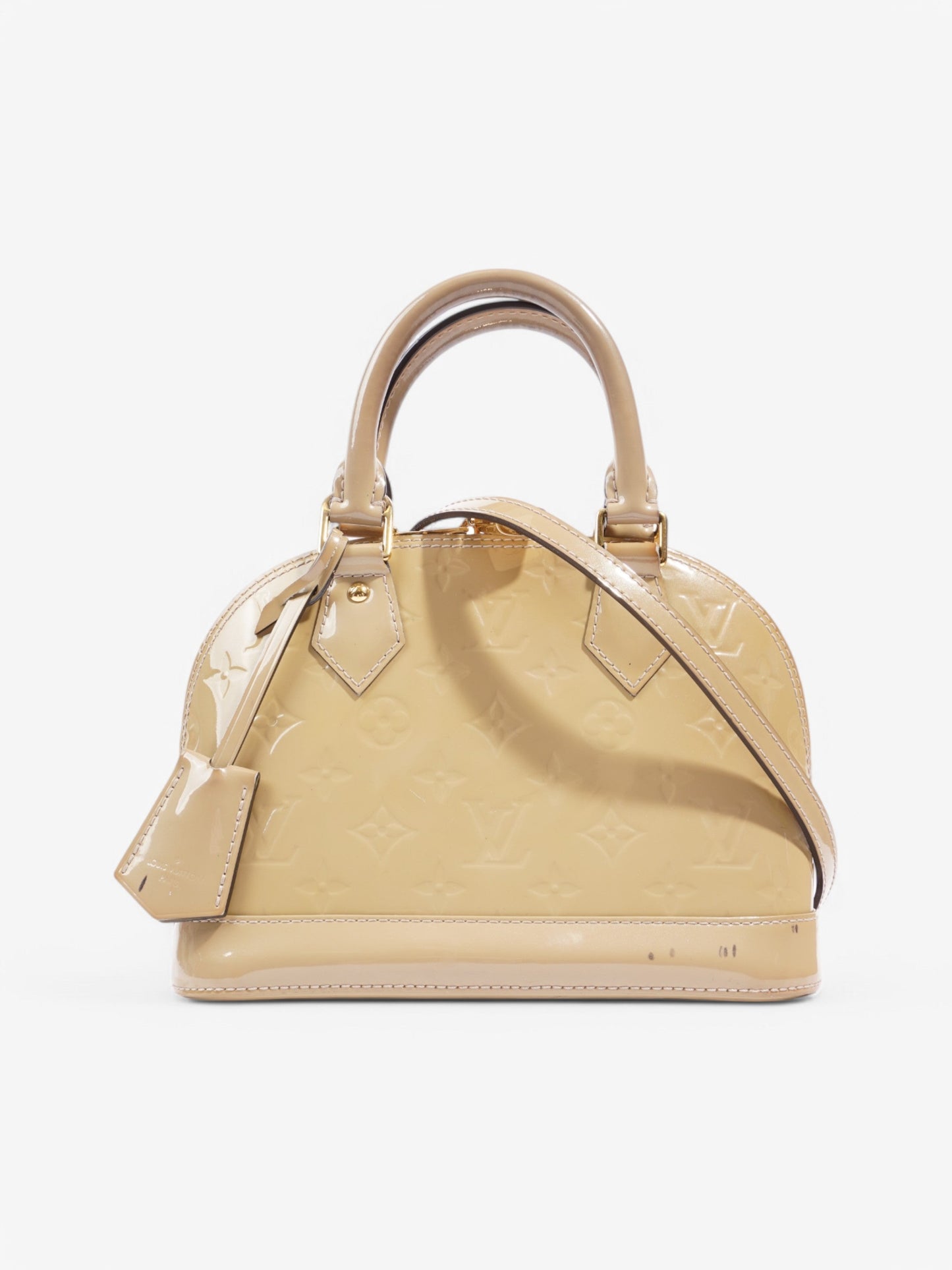 Louis Vuitton Alma Beige Vernis Leather BB