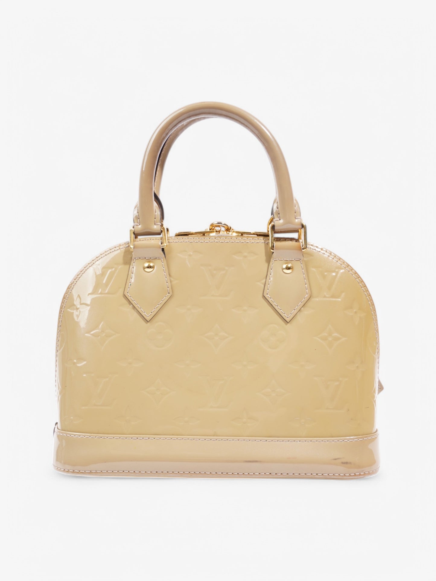 Louis Vuitton Alma Beige Vernis Leather BB