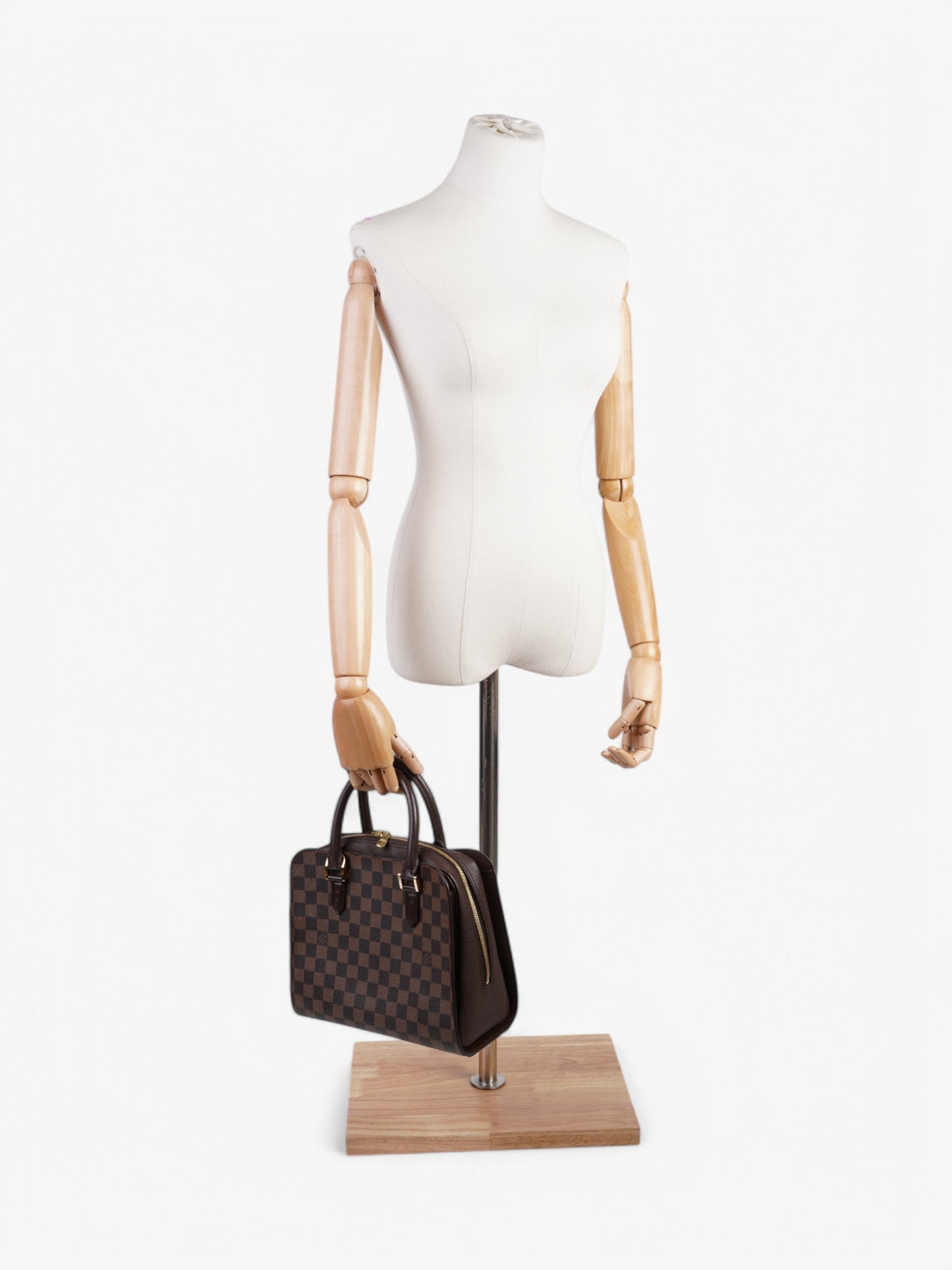Louis Vuitton Triana Damier Ebene Coated Canvas