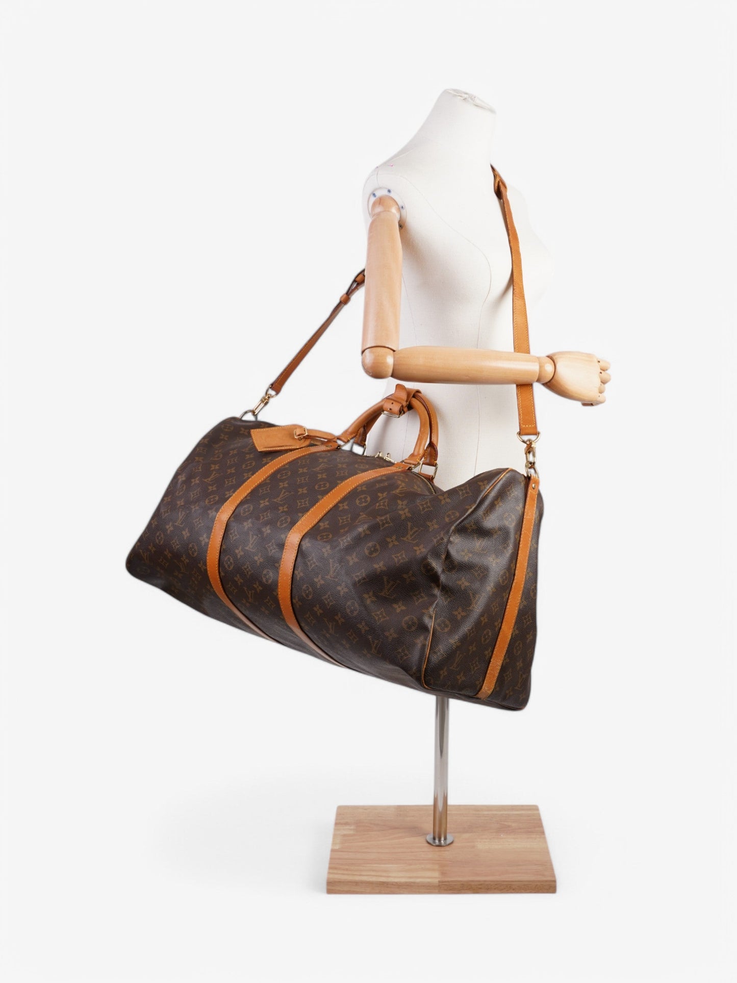 Louis Vuitton Keepall Bandouliere Monogram Coated Canvas 60