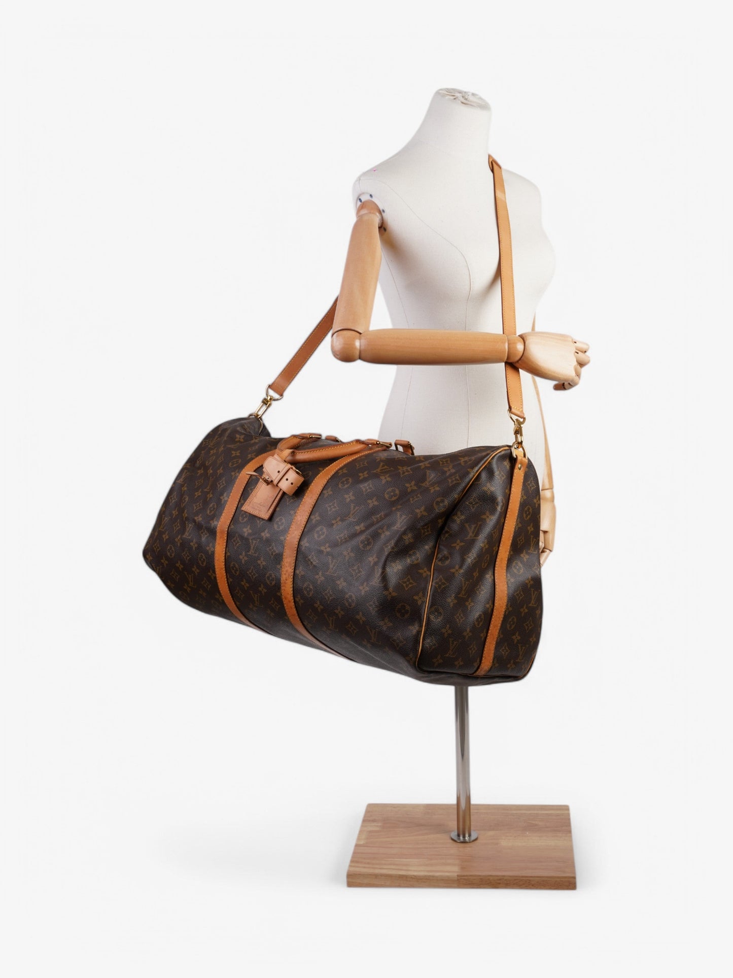 Louis Vuitton Keepall Bandouliere Monogram Coated Canvas 60