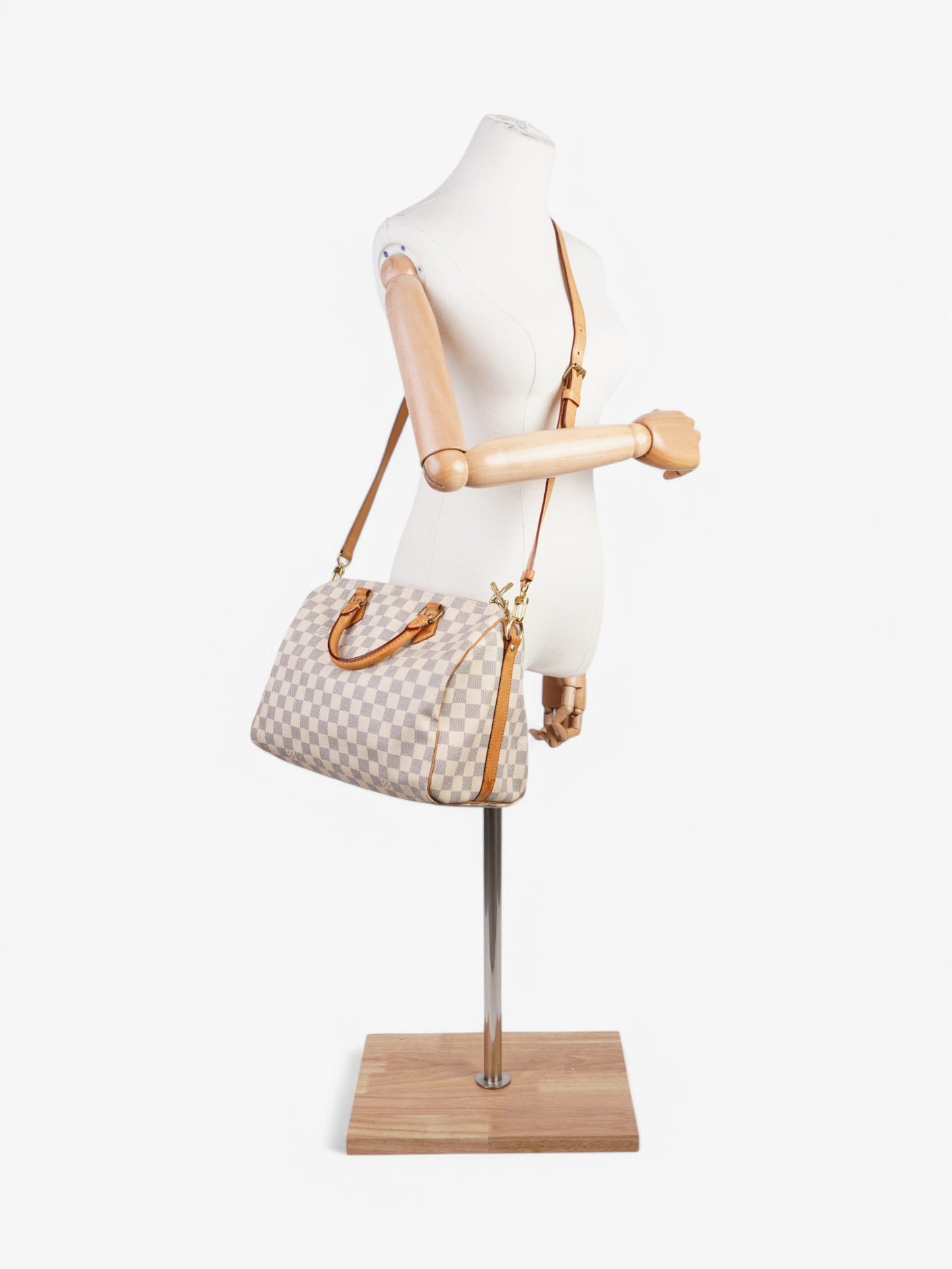 Louis Vuitton Speedy Bandouliere Damier Azur Coated Canvas 30