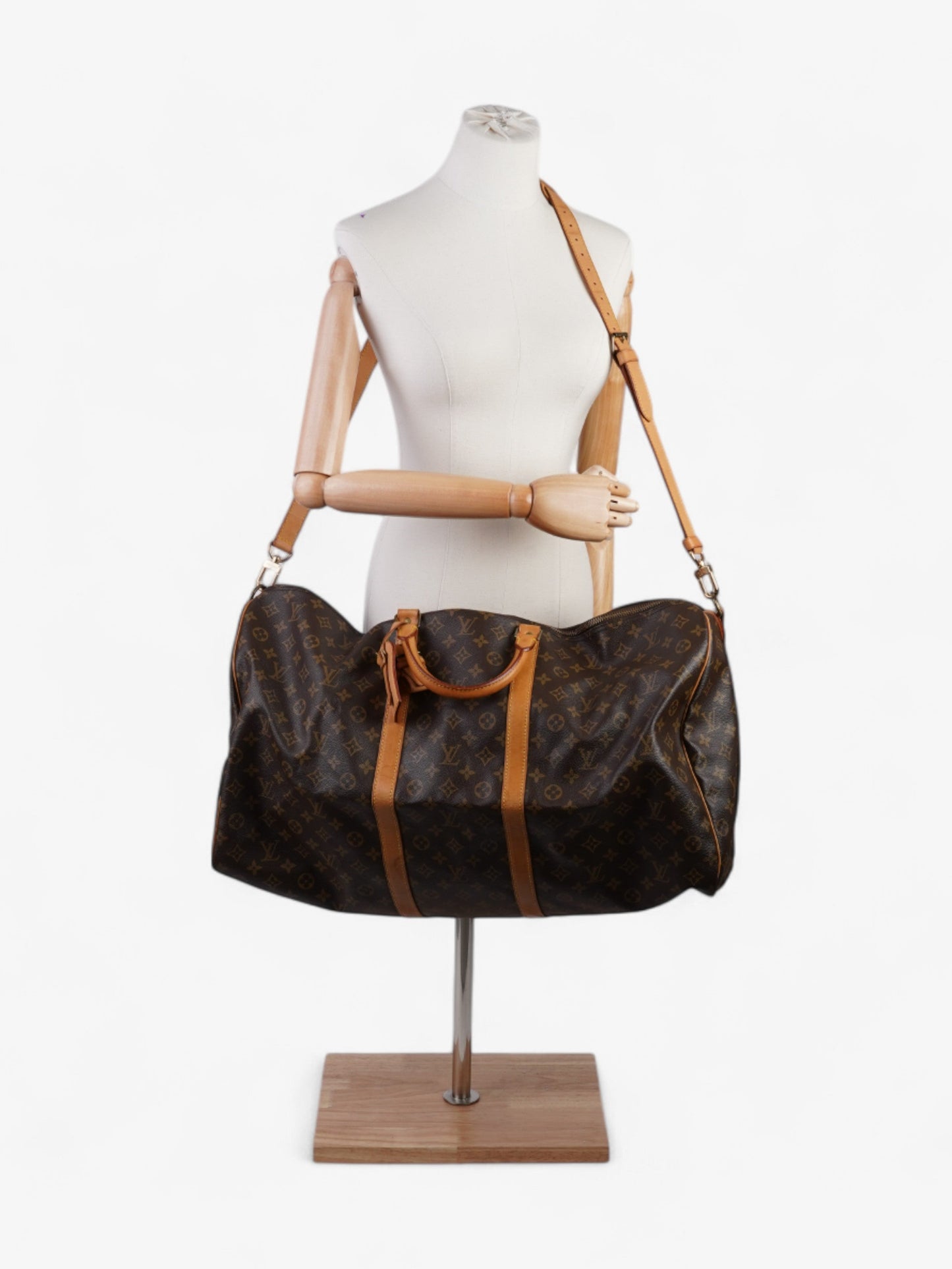 Louis Vuitton Keepall Bandouliere Monogram Coated Canvas 60
