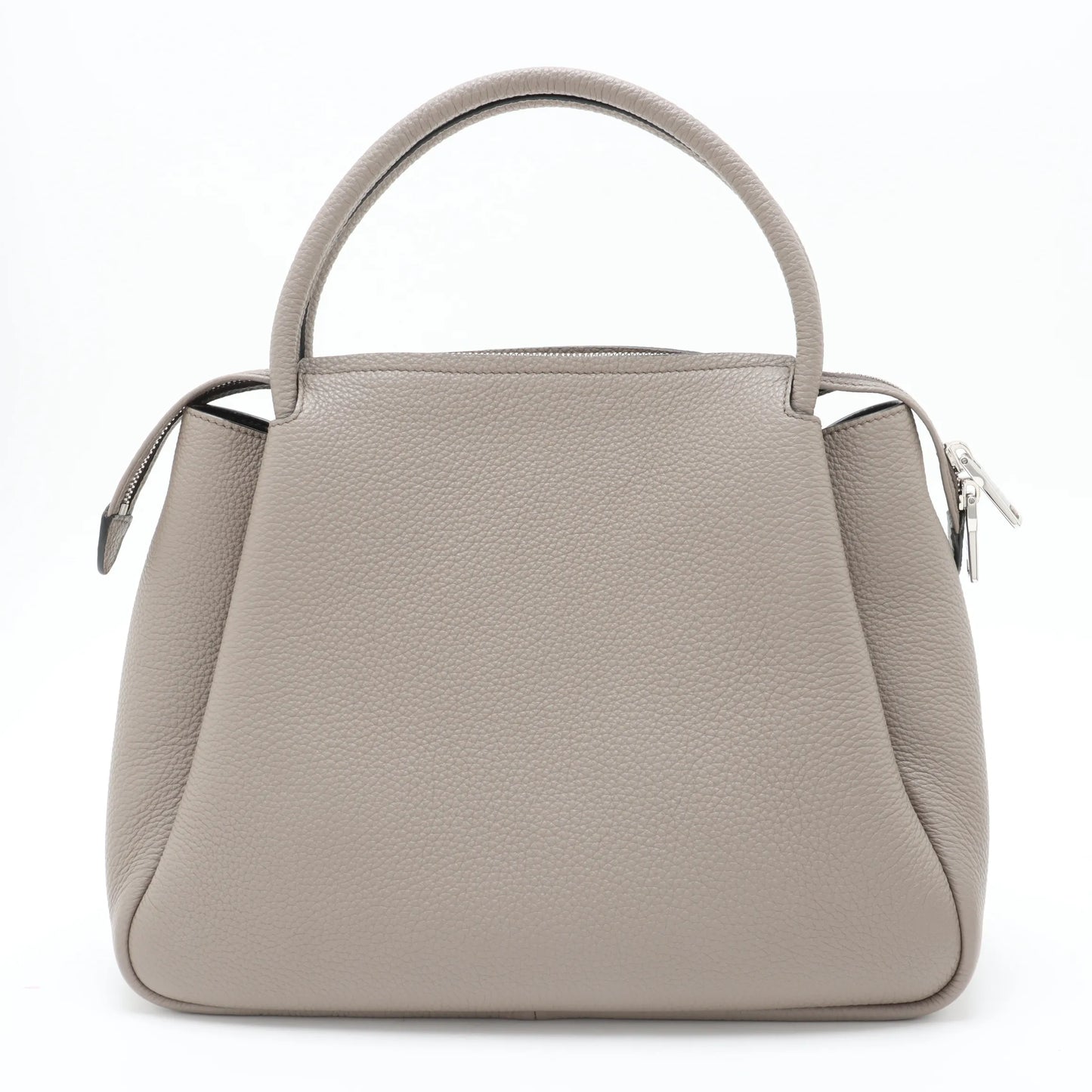 Prada Greige Vitello Daino Calfskin Leather Handbag [Clearance Sale]