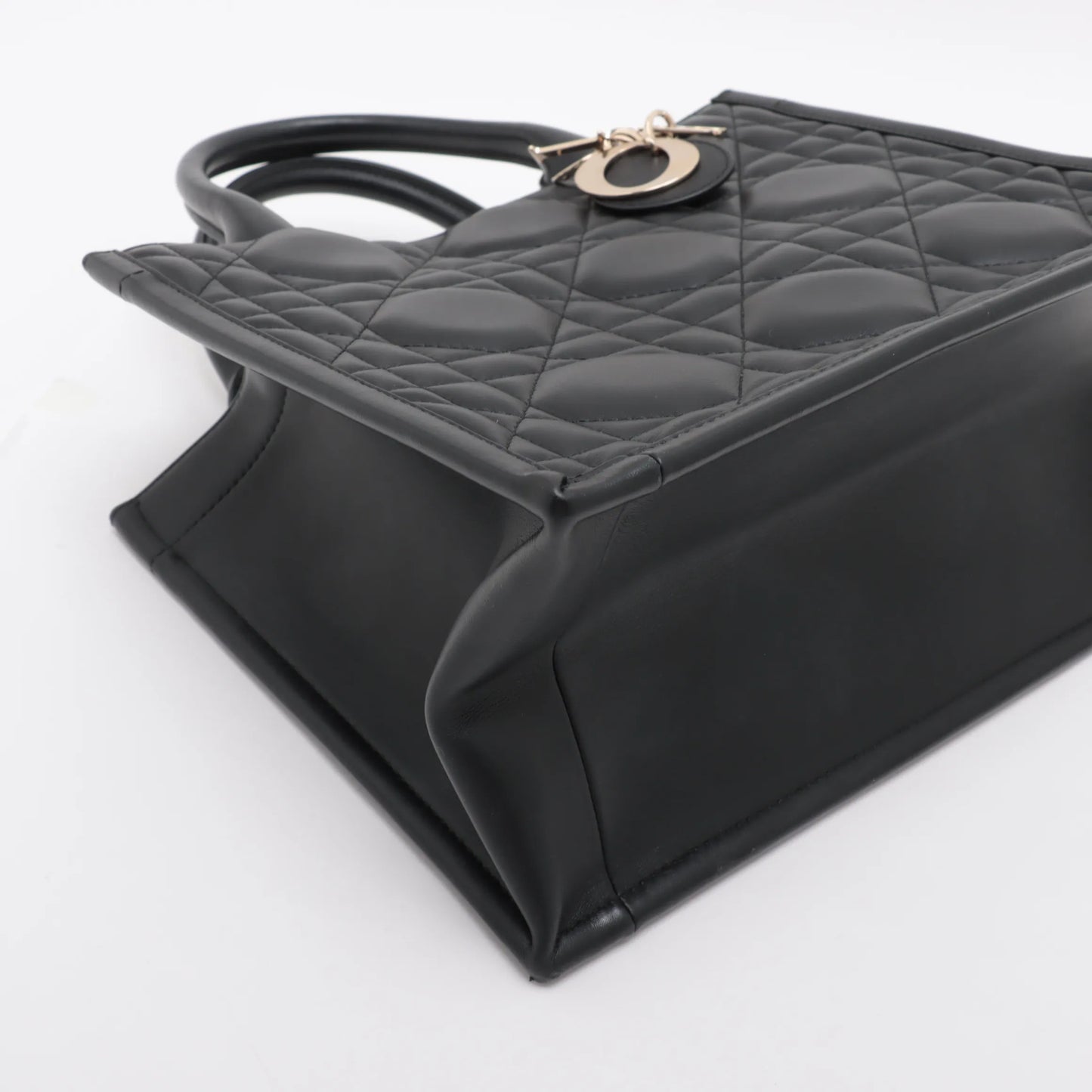 Christian Dior Beige Macrocannage Calfskin Small Book Tote [Clearance Sale]