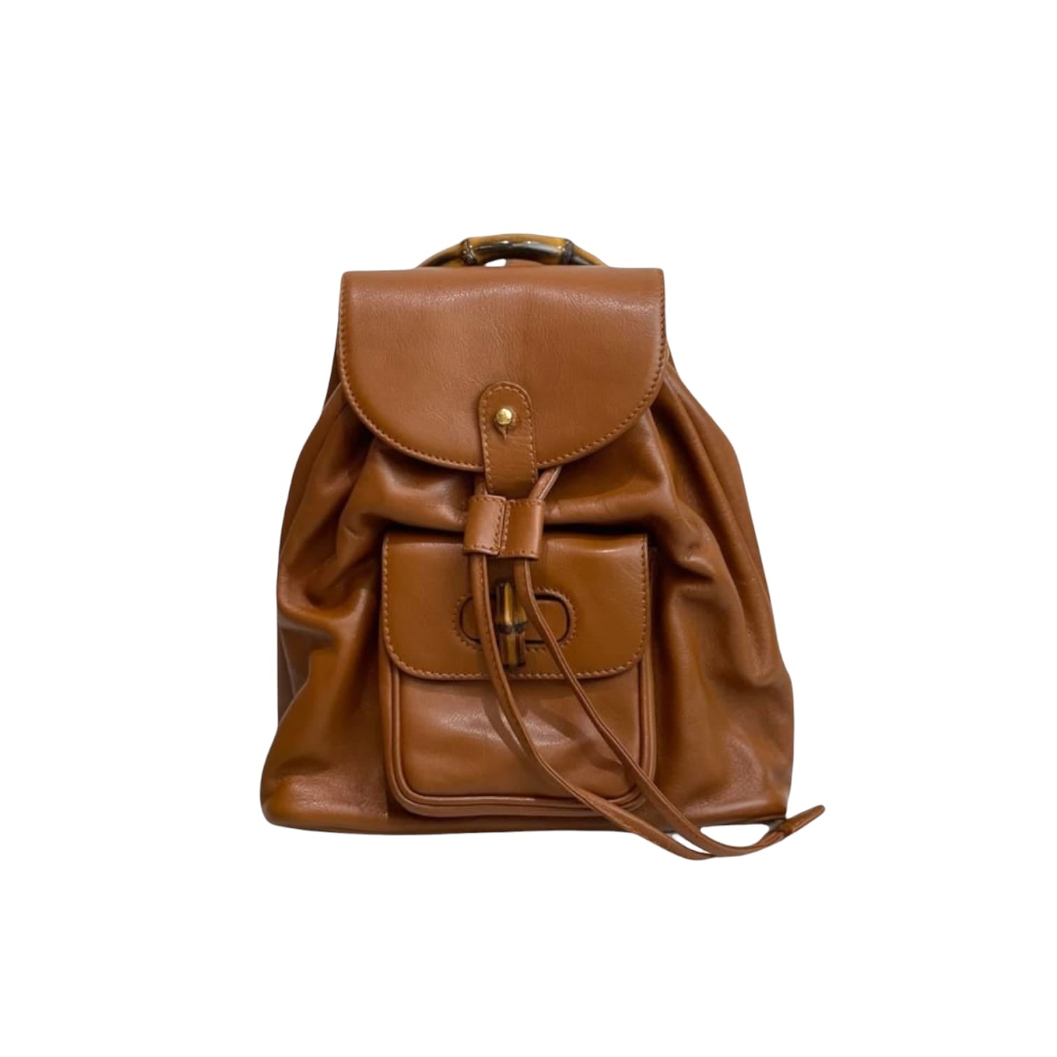 Gucci Twist Leather Top Handle Shoulder Bag