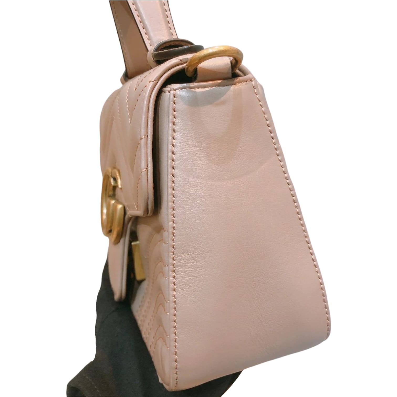 Gucci Chain Leather Shoulder Bag