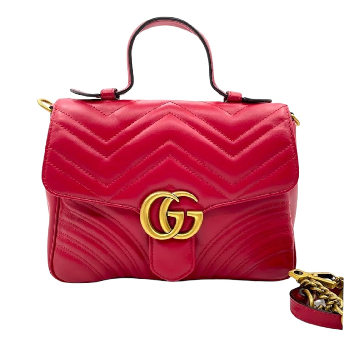 Gucci Leather Top Handle Shoulder Bag