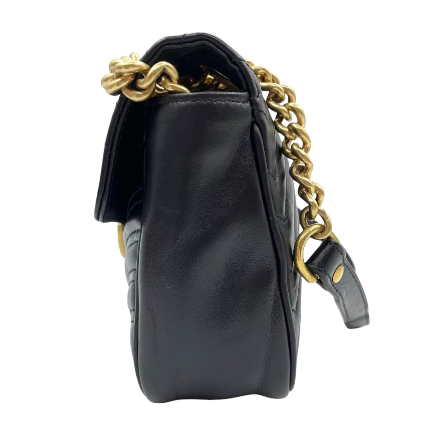 Gucci Chain Leather Shoulder Bag
