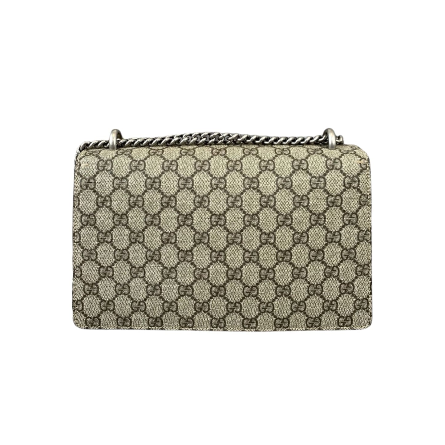 Gucci Monogram Chain Leather Shoulder Bag